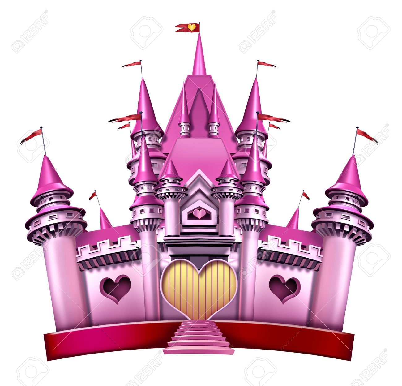 pink castle toy