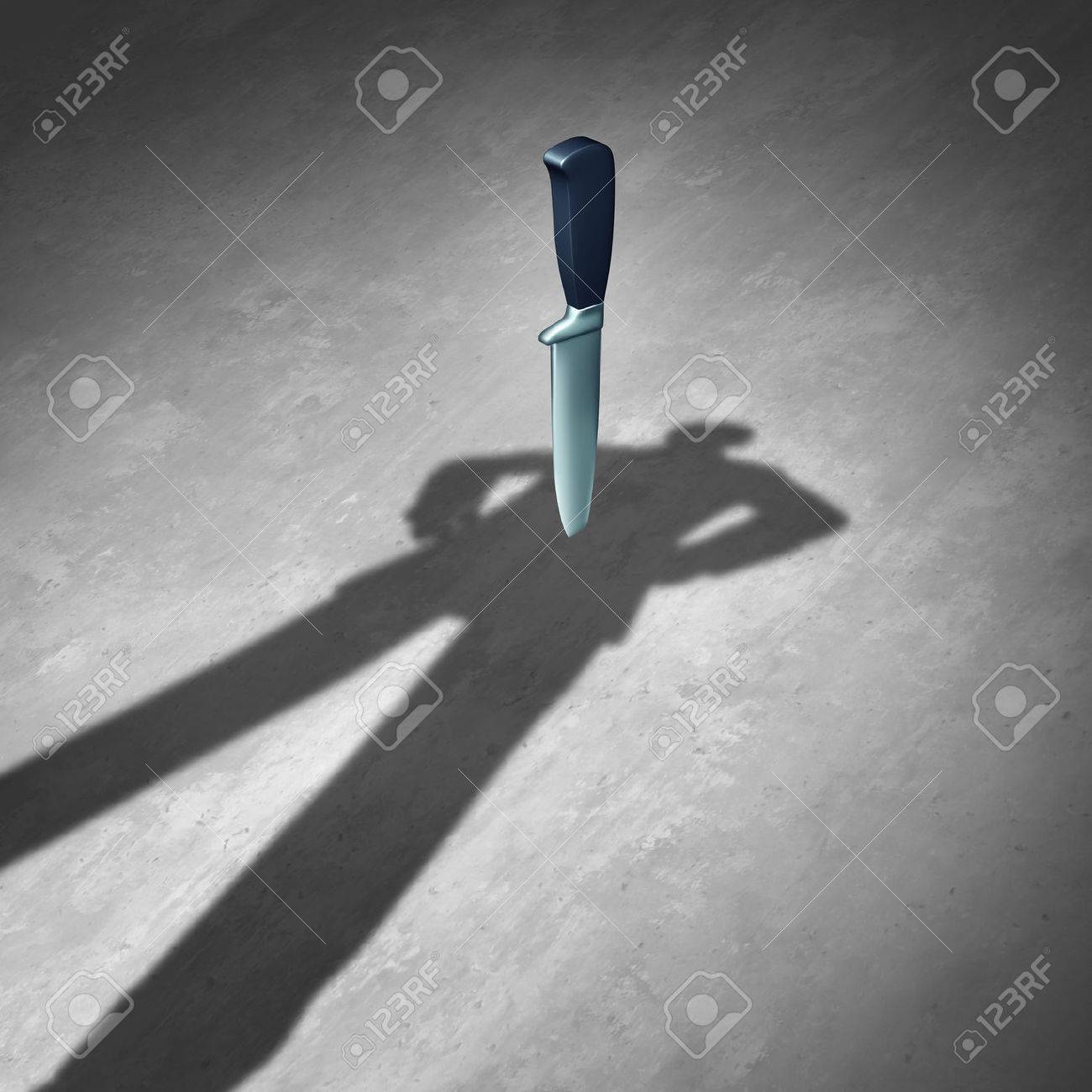 Back stabbing or backstab concept as a symbol of business betrayal and treachery as the shadow of a businessman with a knife or dagger stabbed behind him as a metaphor for unsuspecting aggression as a 3D illustration. - 56997775 Back stabbing or backstab concept as a symbol of business betrayal and treachery as the shadow of a businessman with a knife or dagger stabbed behind him as a metaphor for unsuspecting aggression as a 3D illustration. - 56997775
