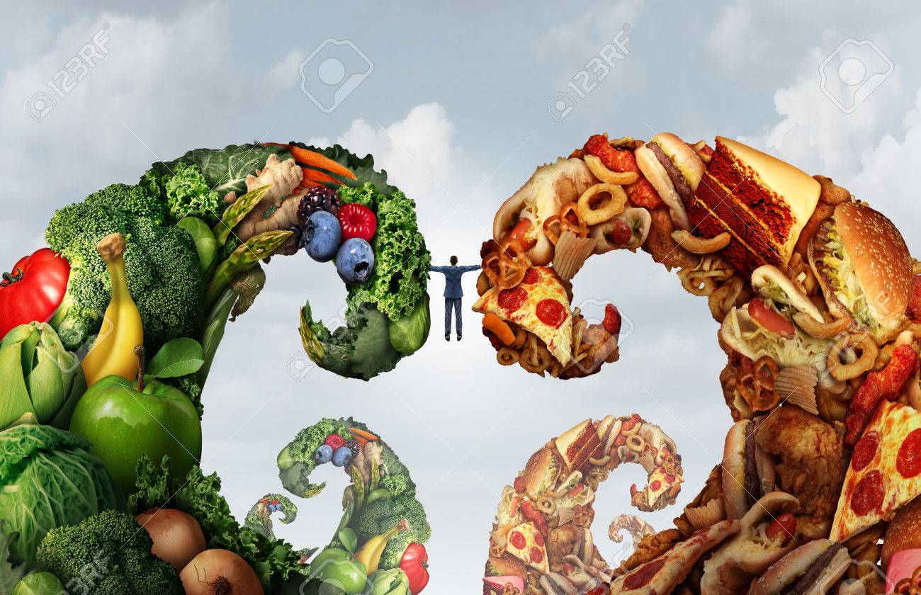between diets food and nutrition choice struggle as a person stock food and diets