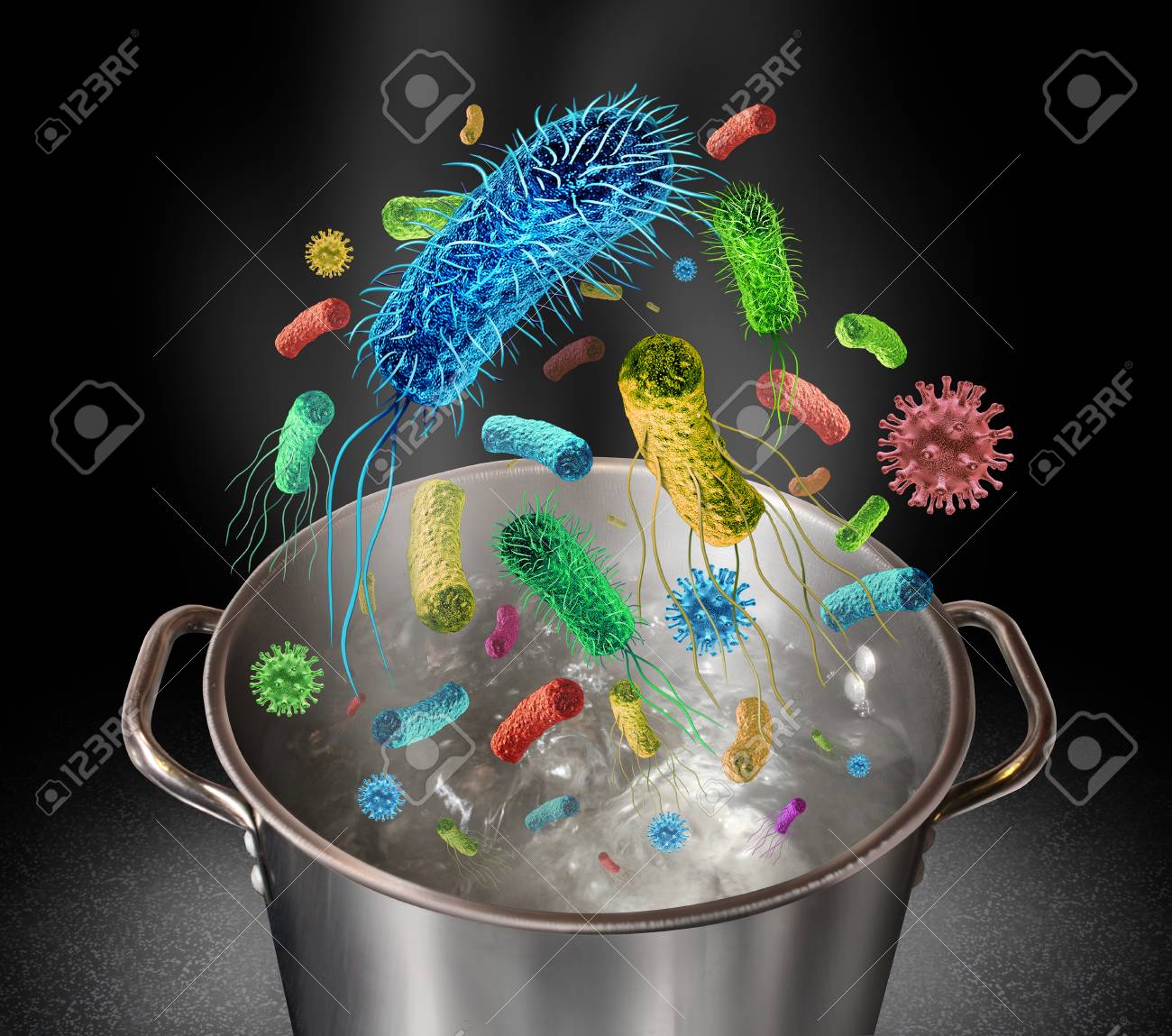 Boil Contaminated Water To Kill Germs And Boiling Advisory Of Stock Photo Picture And Royalty Free Image Image 108617980