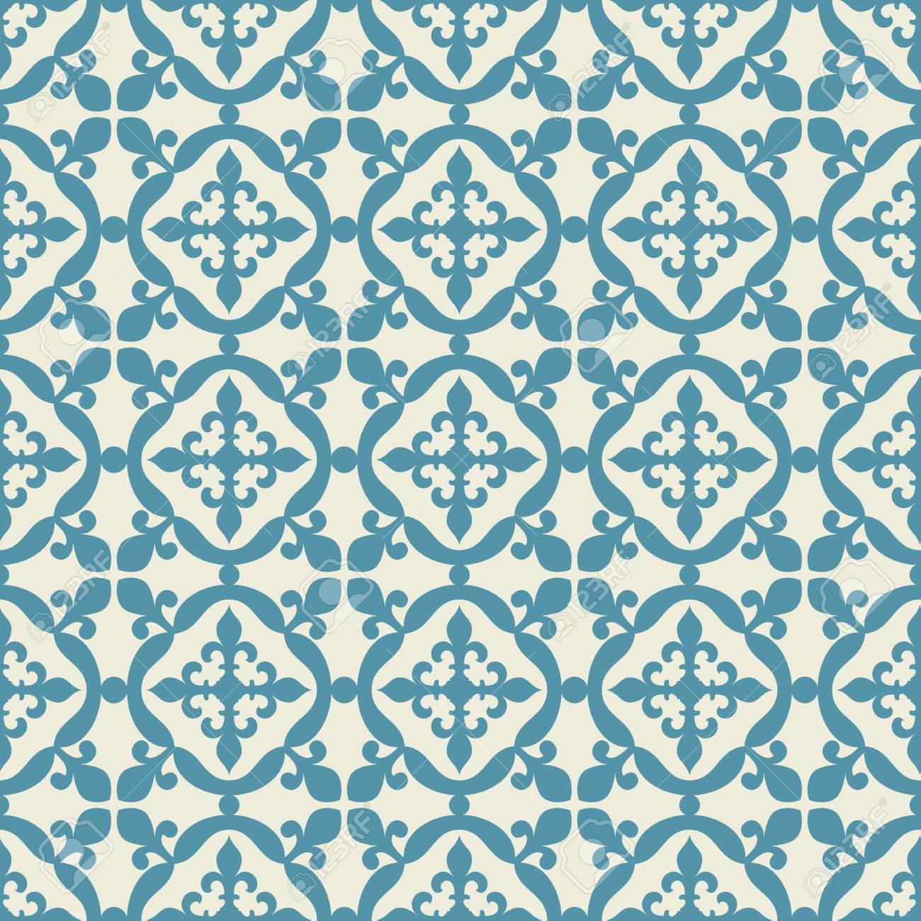 Seamless Pattern Portuguese Moroccan Spanish Tile Royalty Free Cliparts Vectors And Stock Illustration Image