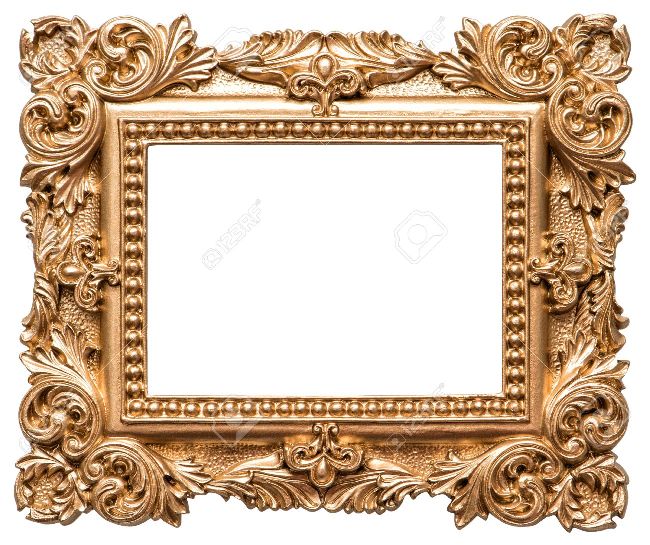 バロックスタイル ホワイトフレーム 2個セット