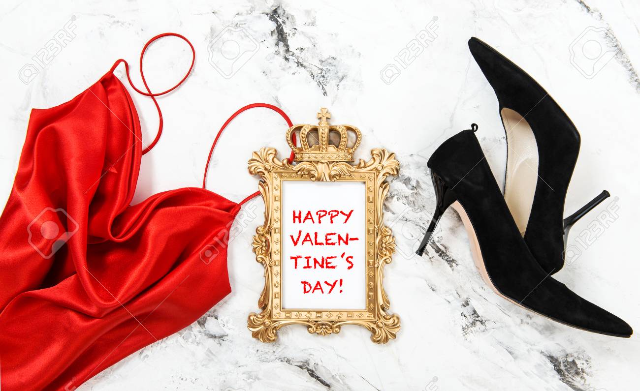 valentine high heels