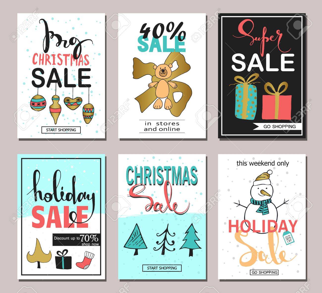 set of creative sale holiday website banner templates christmas free christmas newsletter templates online