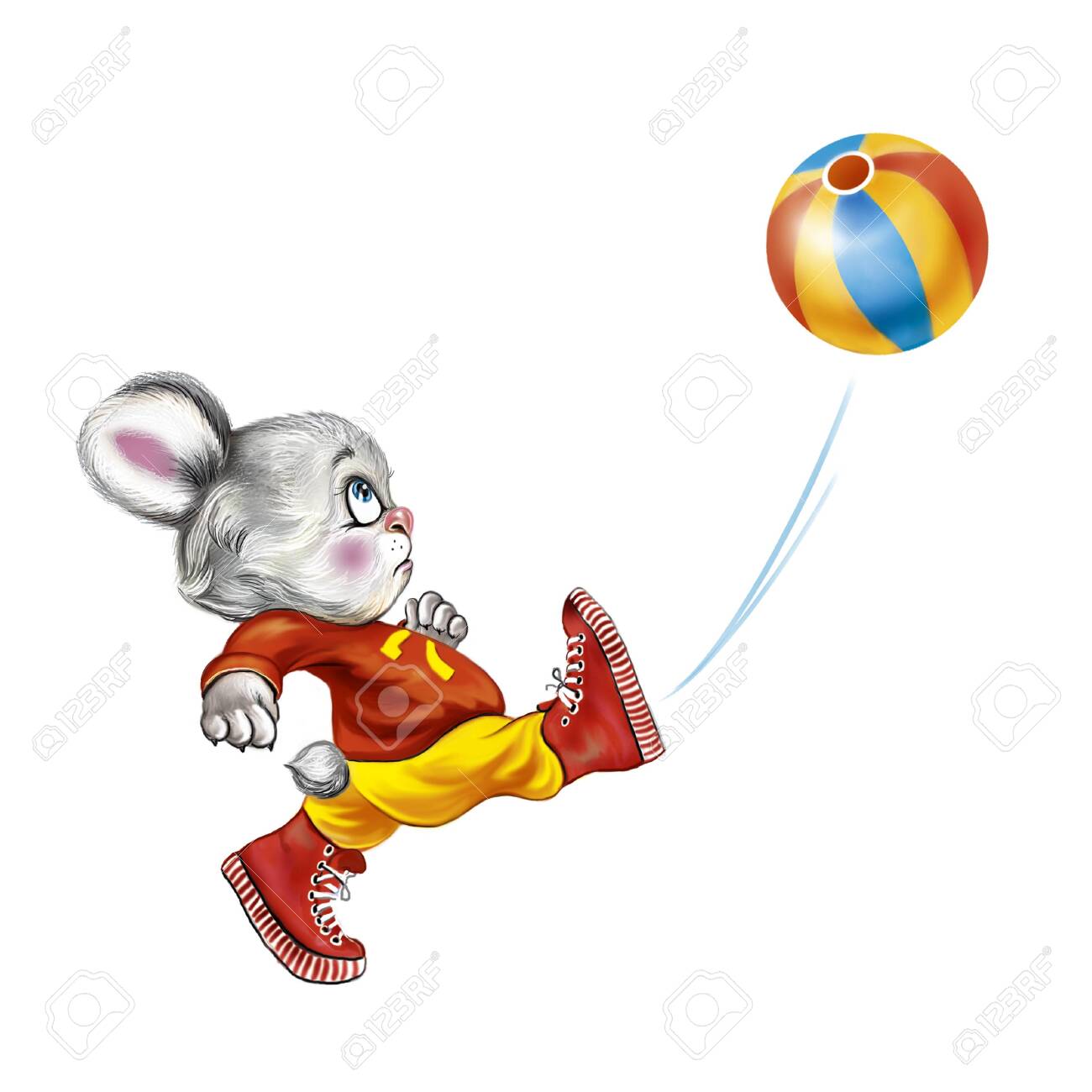 Funny Hare Plays Football, Sports Little Rabbit Scores A Goal, The Animals Play The Ball, Isolated Character On A White Background Stock Photo, Picture And Royalty Free Image. Image 147521998. Funny Hare Plays Football, Sports Little Rabbit Scores A Goal, The Animals Play The Ball, Isolated Character On A White Background Stock Photo, Picture And Royalty Free Image. Image 147521998.