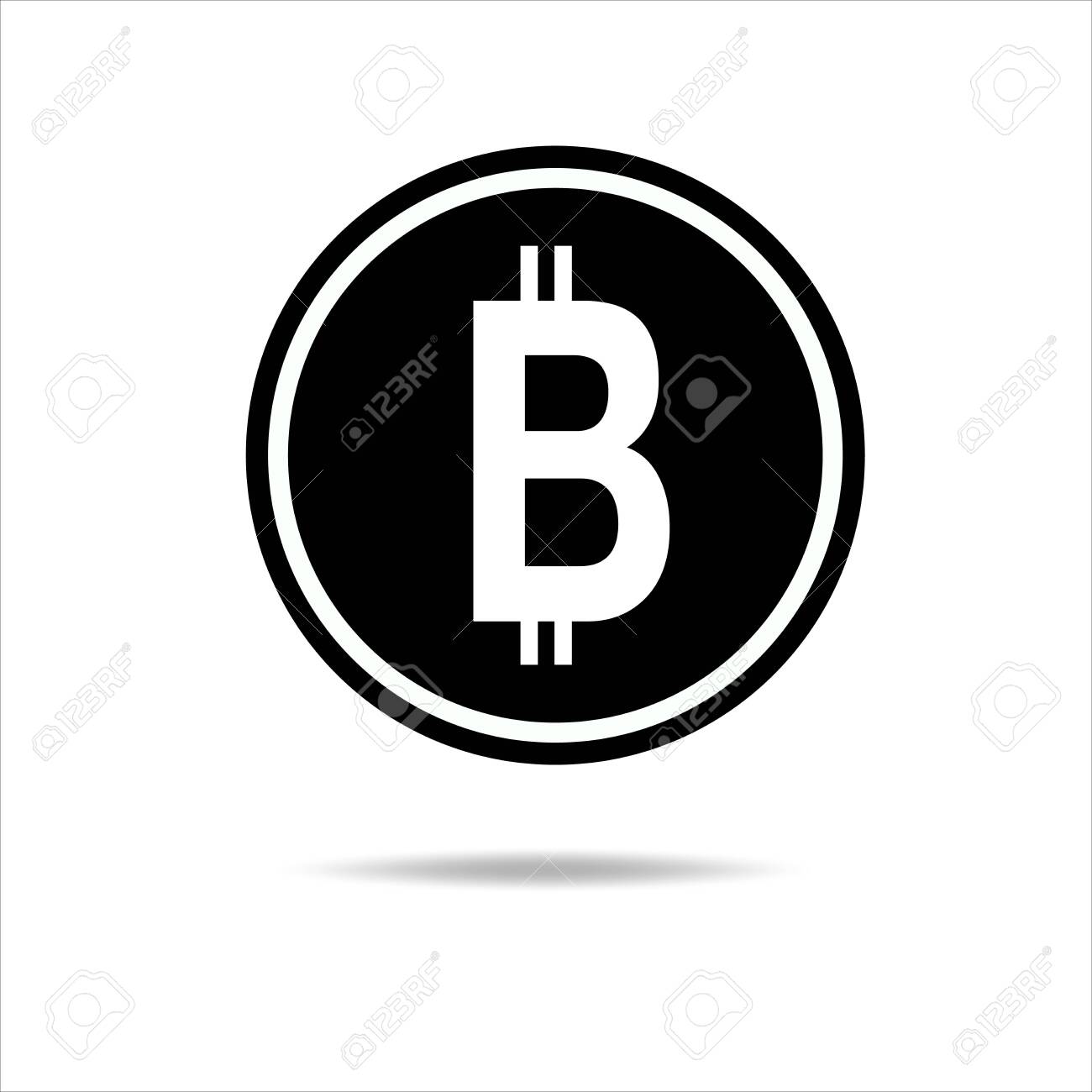 Símbolo De Icono De Bitcoin, Aislado Sobre Fondo Transparente, Ilustración  Vectorial Ilustraciones svg, vectoriales, clip art vectorizado libre de  derechos. Image 149273928