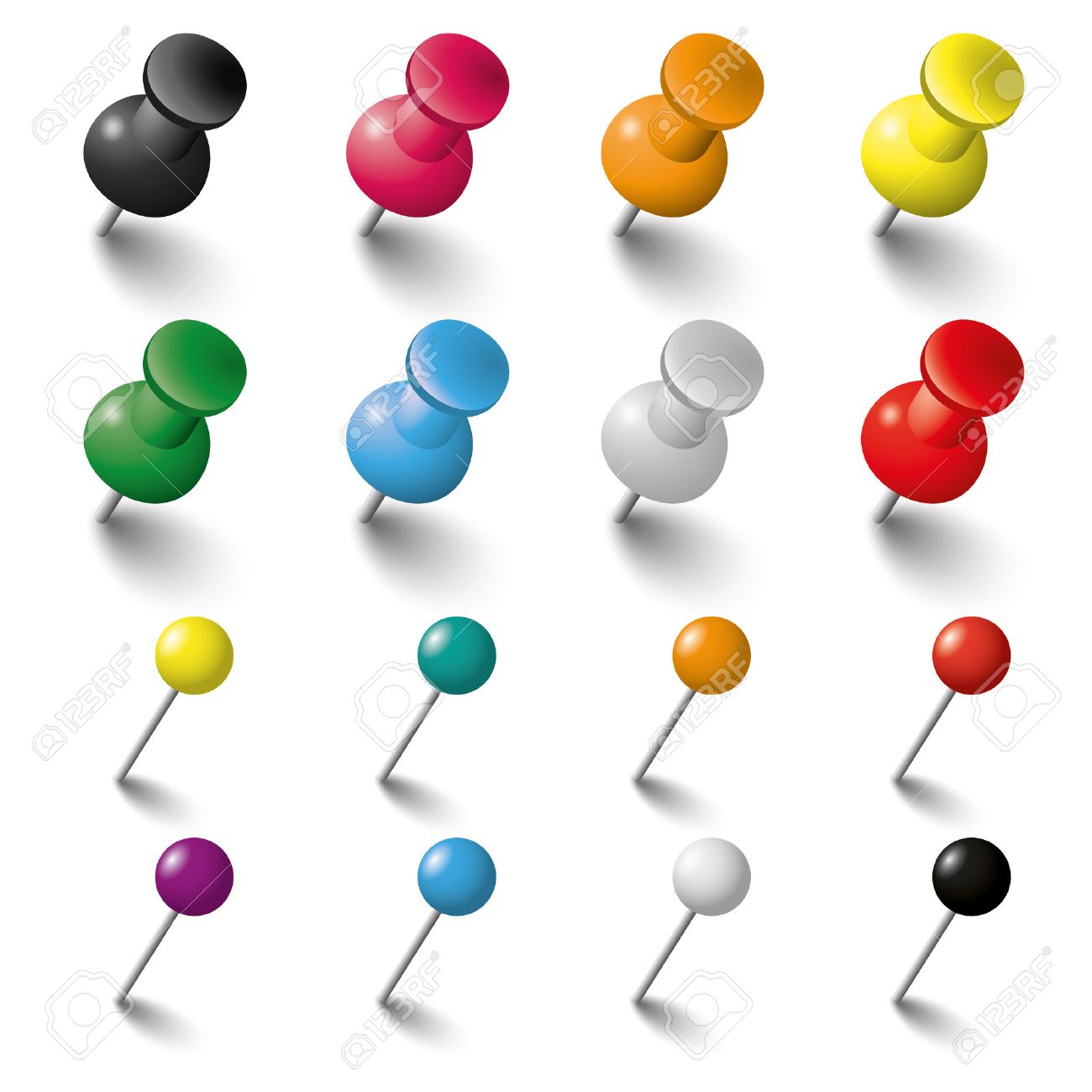 Colored Epingle Un Punaises Sur Le Fond Blanc Eps 10 Fichier Vectoriel Clip Art Libres De Droits Vecteurs Et Illustration Image Colored Epingle Un Punaises Sur Le Fond Blanc Eps 10 Fichier Vectoriel Clip Art Libres De Droits Vecteurs Et Illustration Image