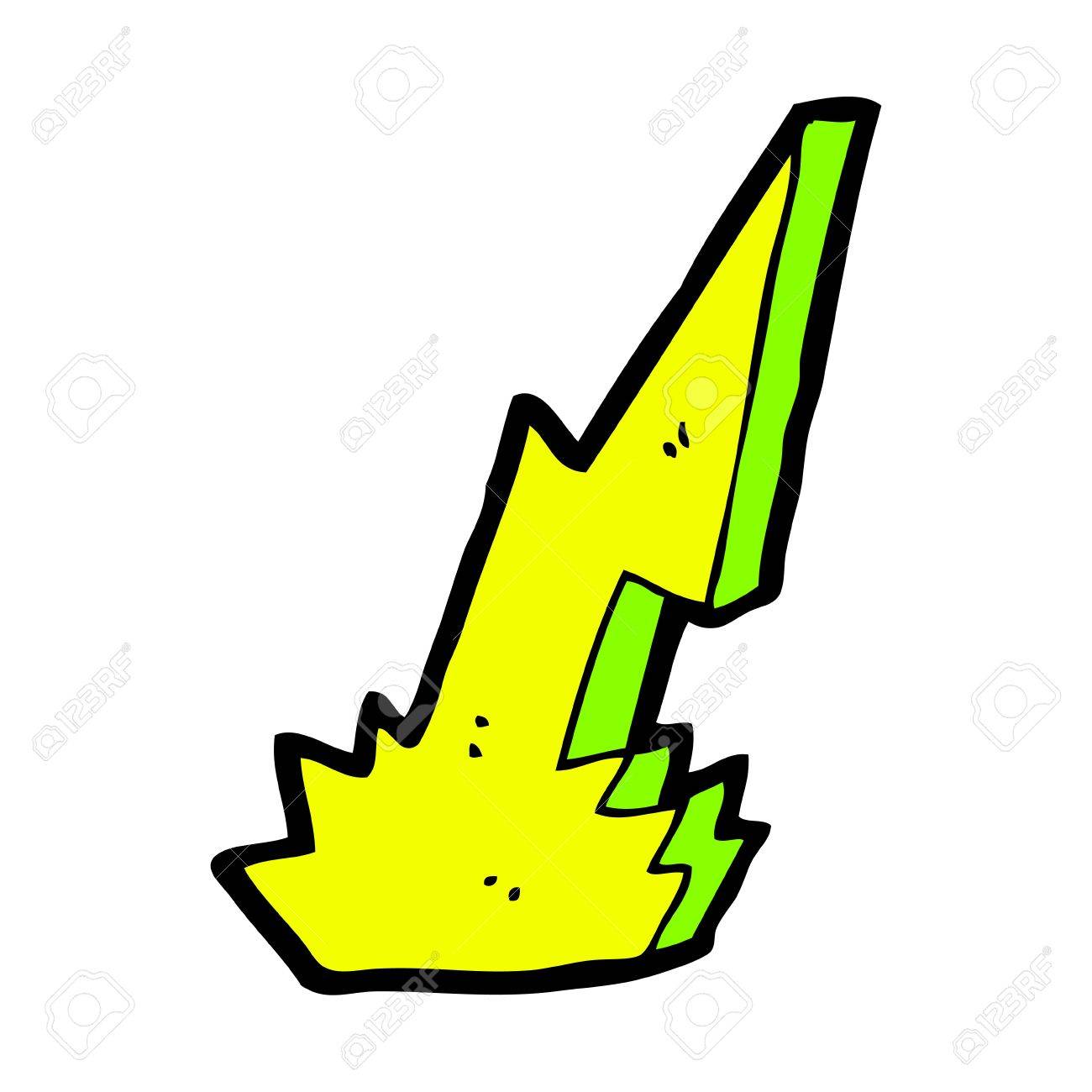 lightning bolt cartoon royalty free cliparts vectors and stock