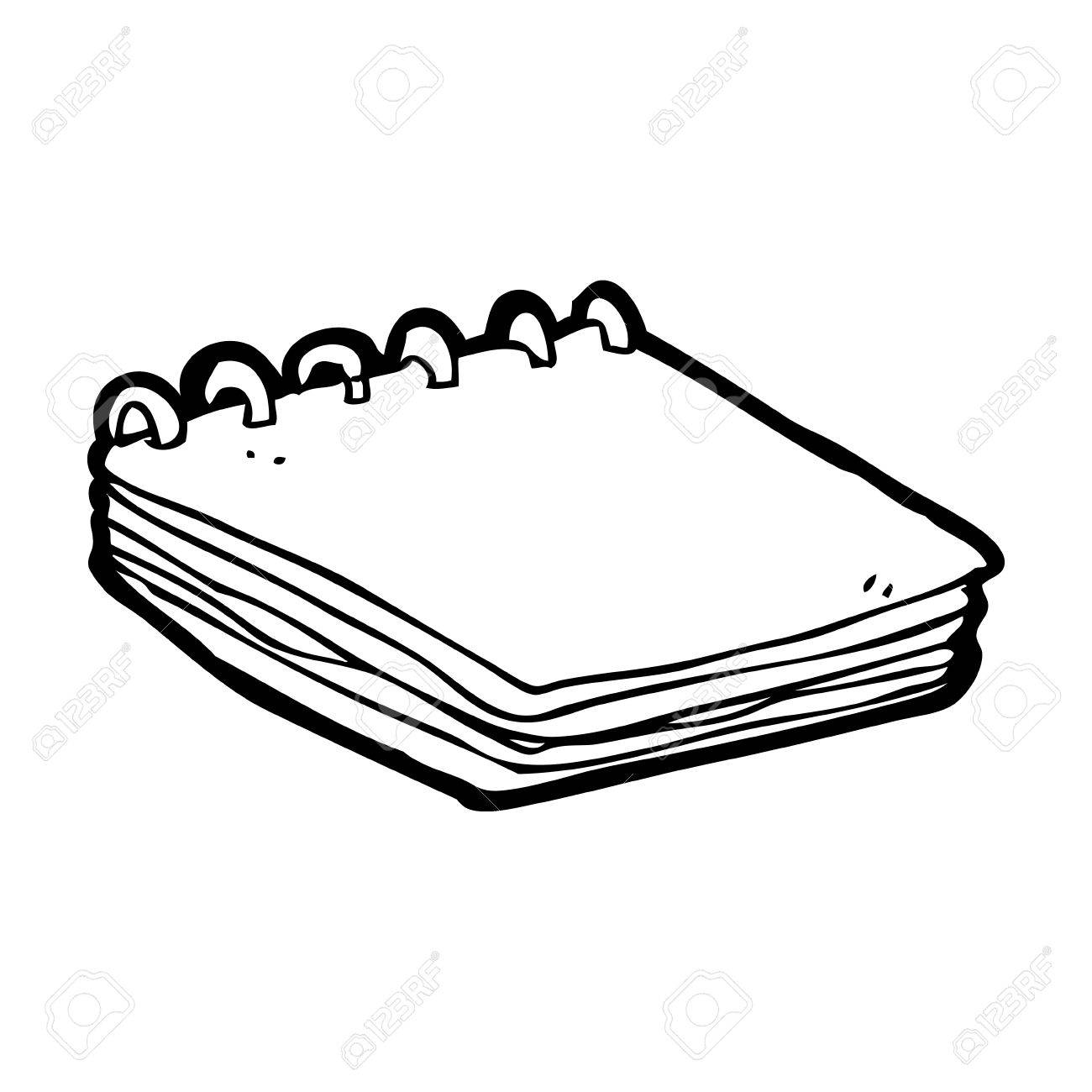 Notepad Cartoon Drawing