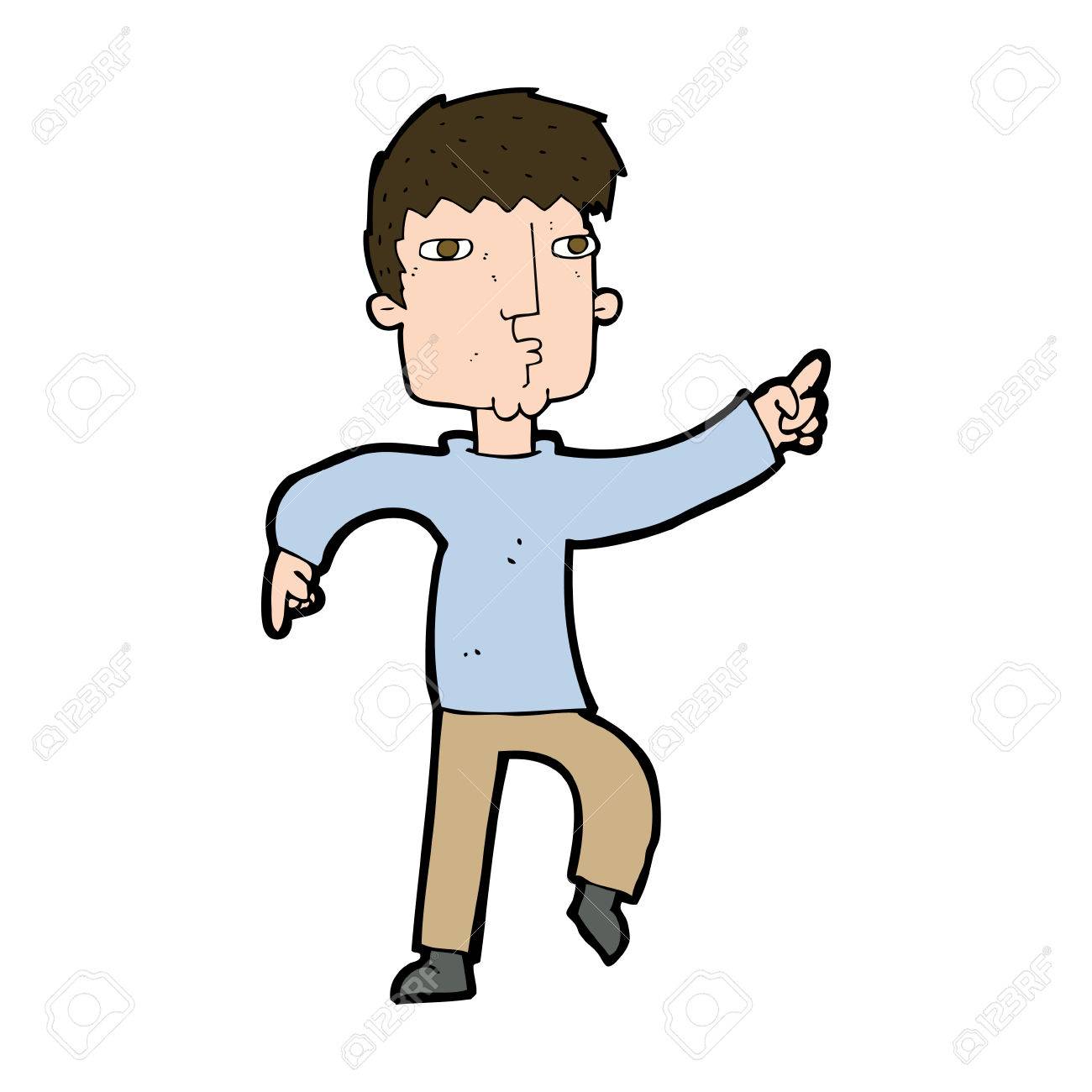 L Homme Danse Dessin Anime Clip Art Libres De Droits Vecteurs Et Illustration Image