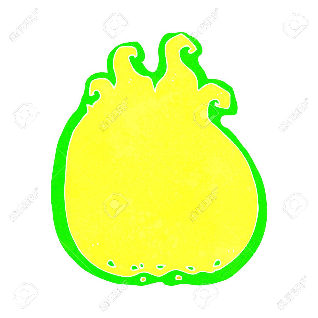 漫画のハロウィーン炎枠のイラスト素材 ベクタ Image 28907344