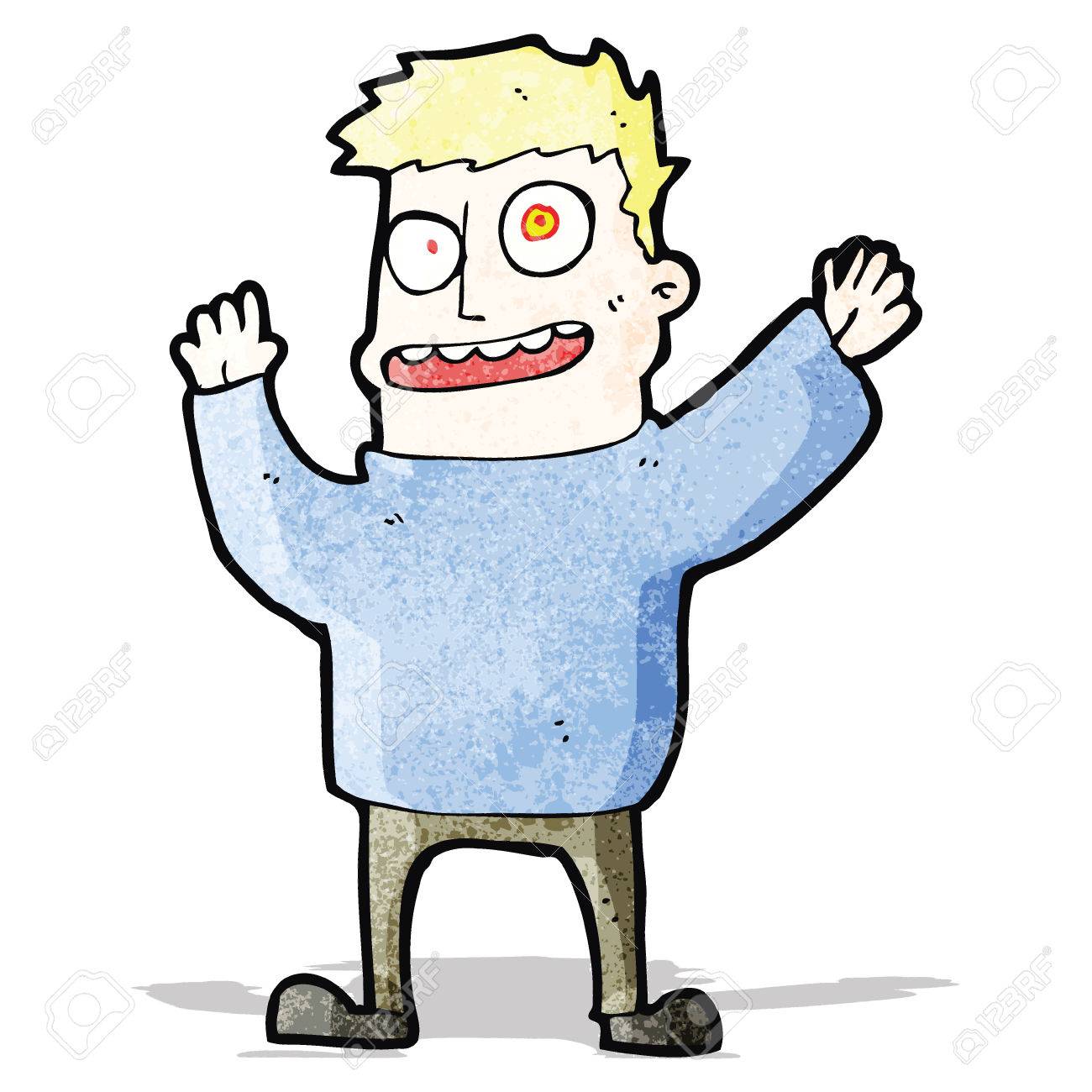 Cartoon Hallucinating Man Royalty Free SVG, Cliparts, Vectors, And Stock  Illustration. Image 32623242.