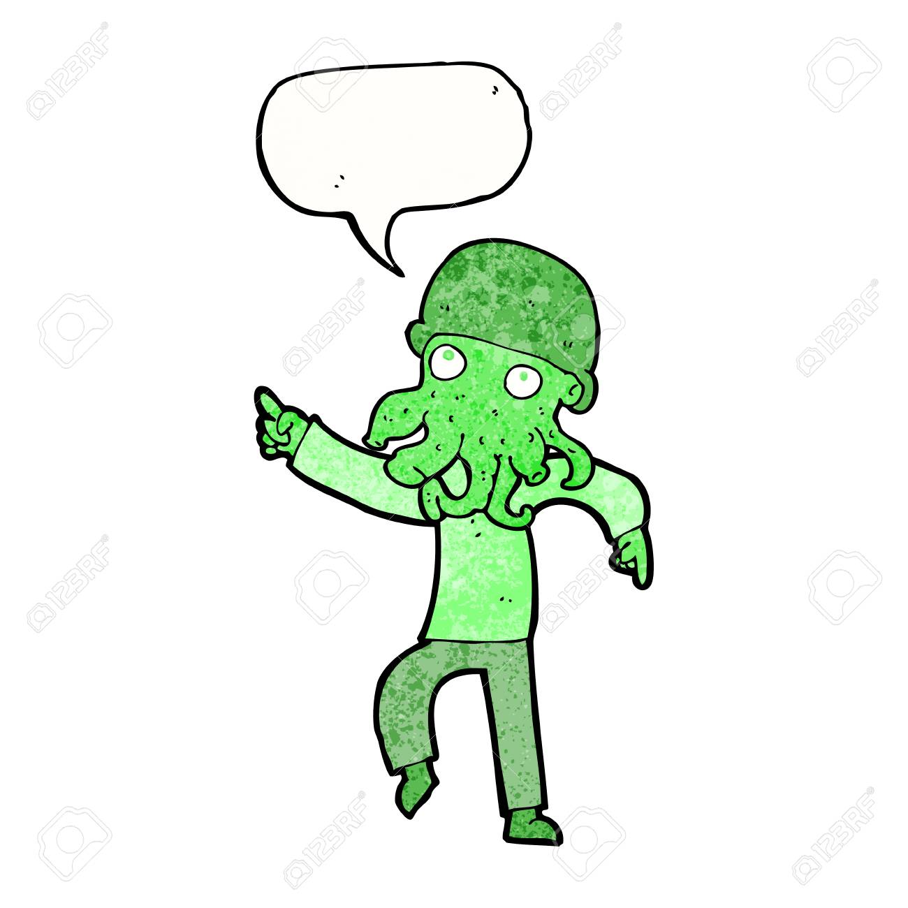吹き出しとダンス漫画の外国人男性のイラスト素材 ベクタ Image