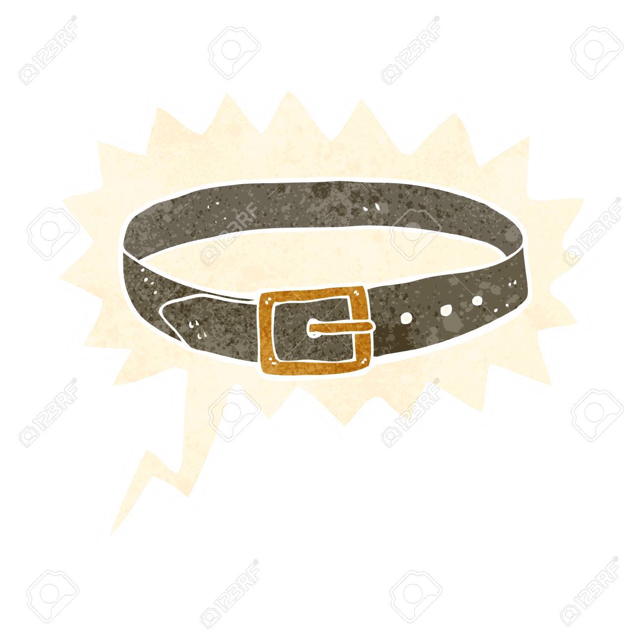 Dibujos Animados Cinturón De Cuero Bocadillo Ilustraciones Svg, Vectoriales, Clip Art De Derechos. 35051366.