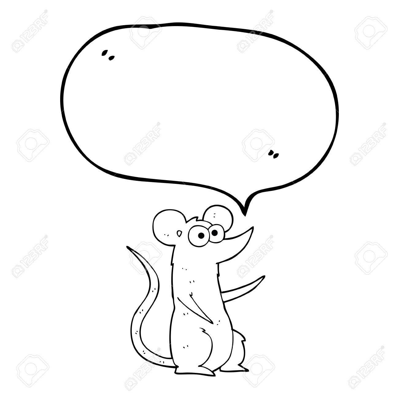Freihandig Gezeichnete Maus Sprechblase Cartoon In Der Liebe Lizenzfrei Nutzbare Vektorgrafiken Clip Arts Illustrationen Image