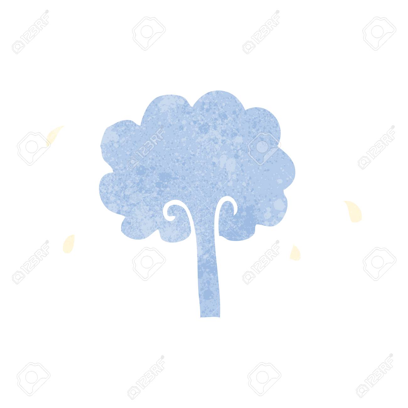 フリーハンドのレトロ漫画自噴水のイラスト素材 ベクタ Image