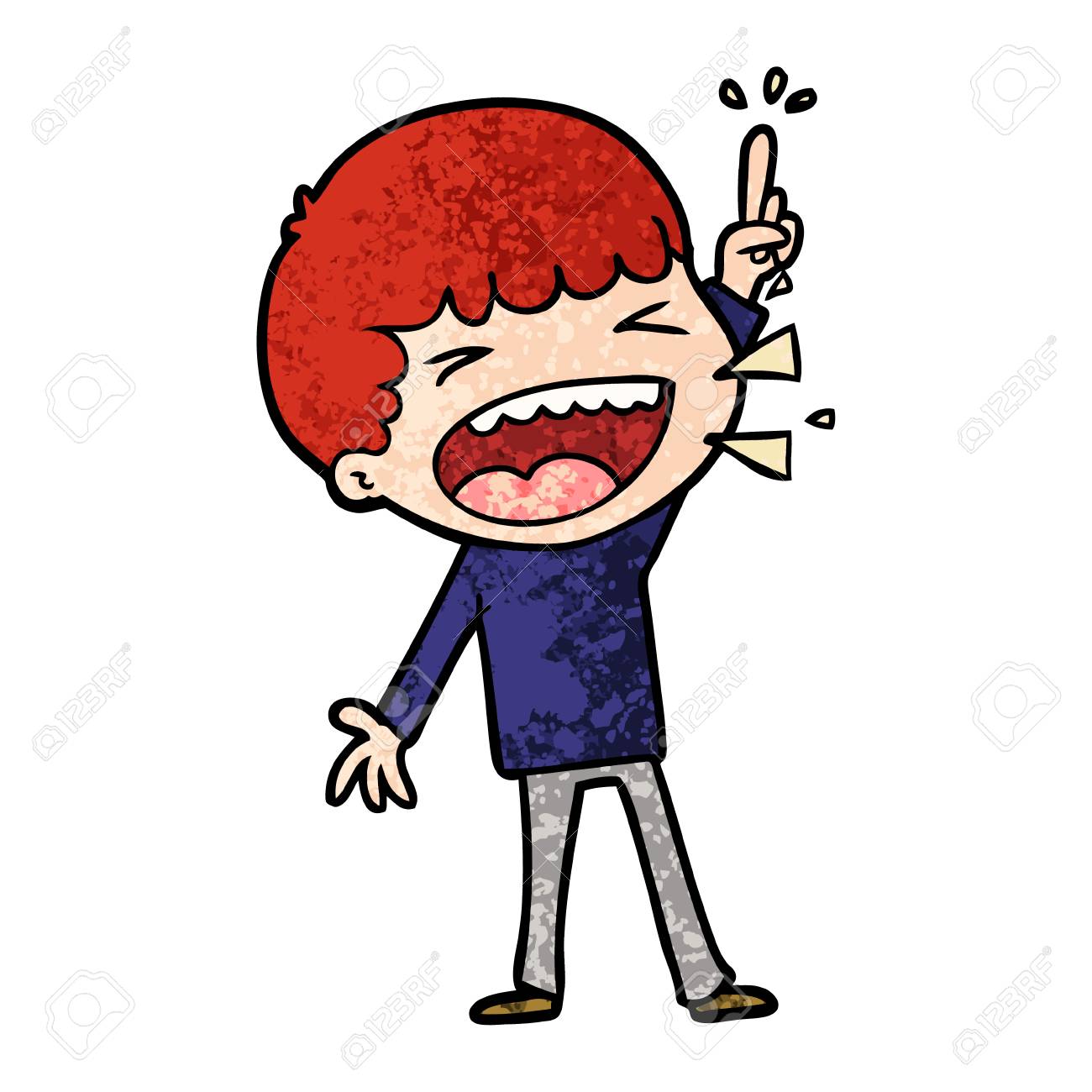 漫画笑い男のイラスト素材 ベクタ Image 漫画笑い男のイラスト素材 ベクタ Image