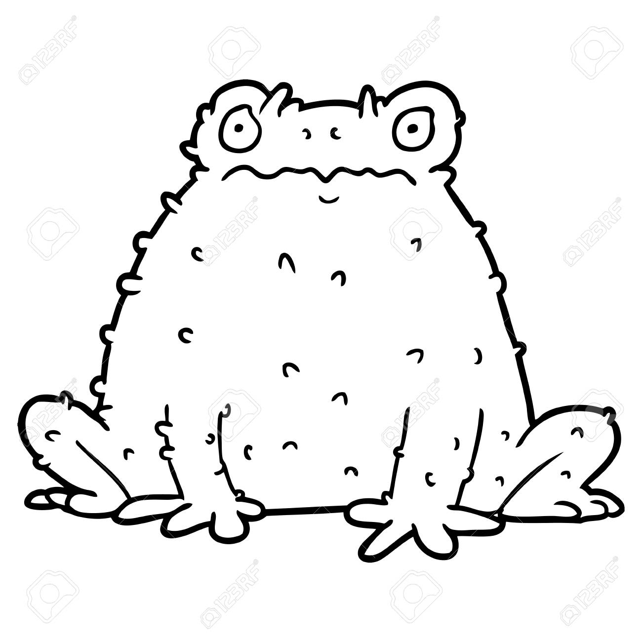 漫画ヒキガエルのイラスト のイラスト素材 ベクタ Image