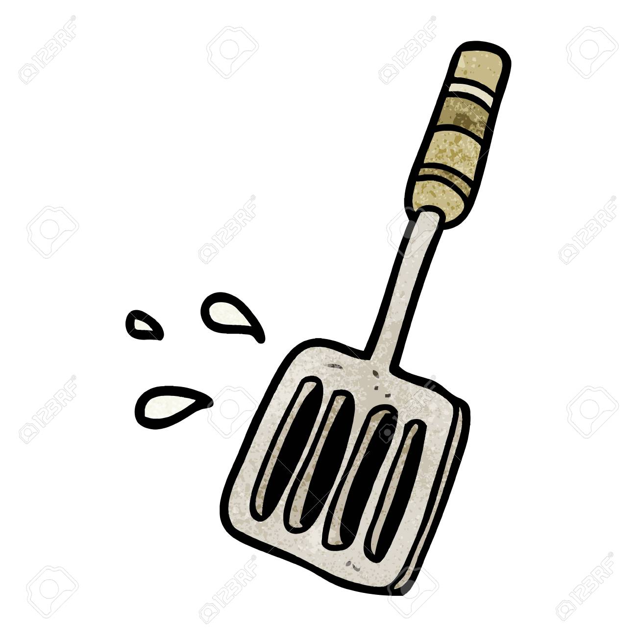 Herramienta De Espatula De Cocina De Dibujos Animados