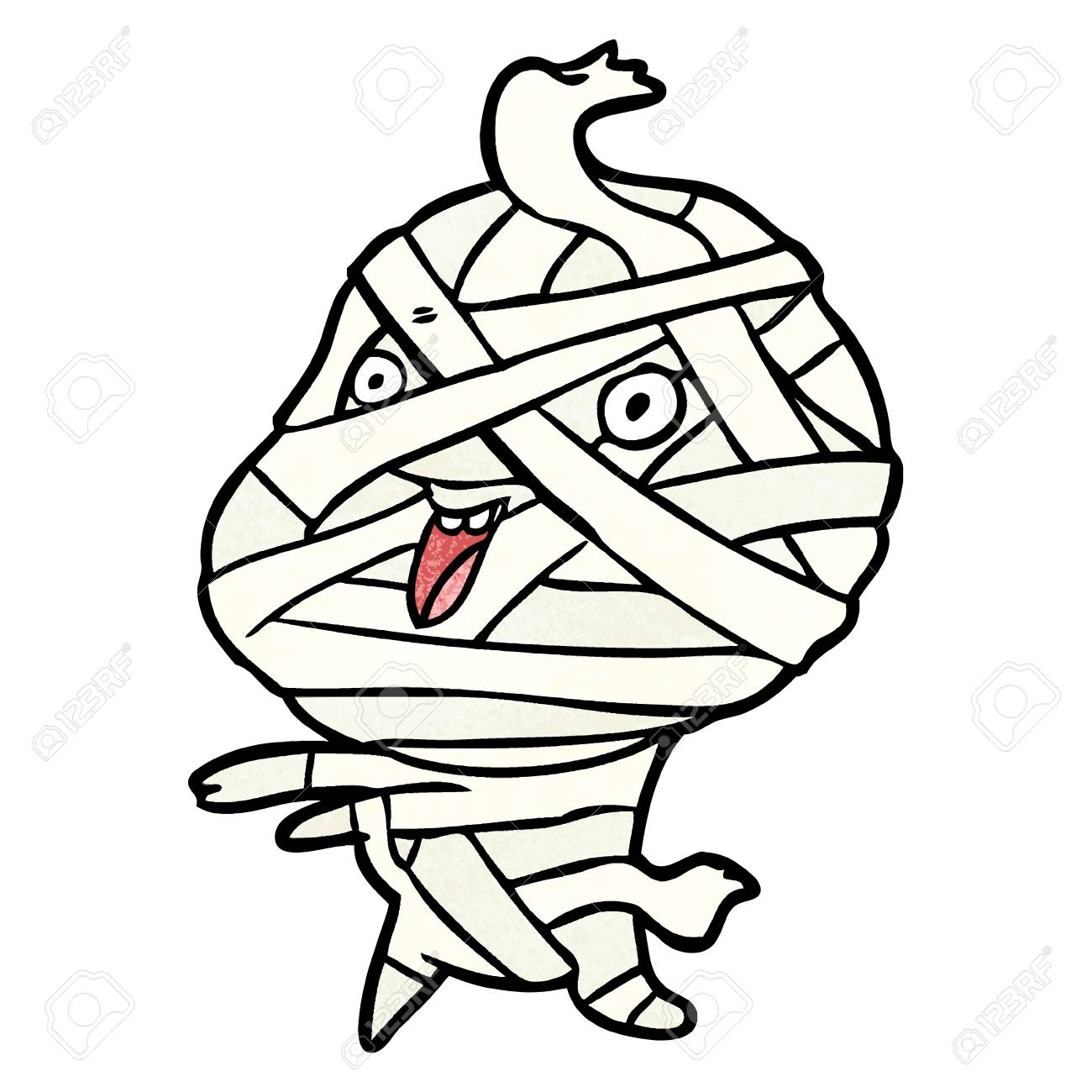 Cute Cartoon Halloween Mummy Royalty Free Cliparts Vectors And Stock Illustration Image 95097052