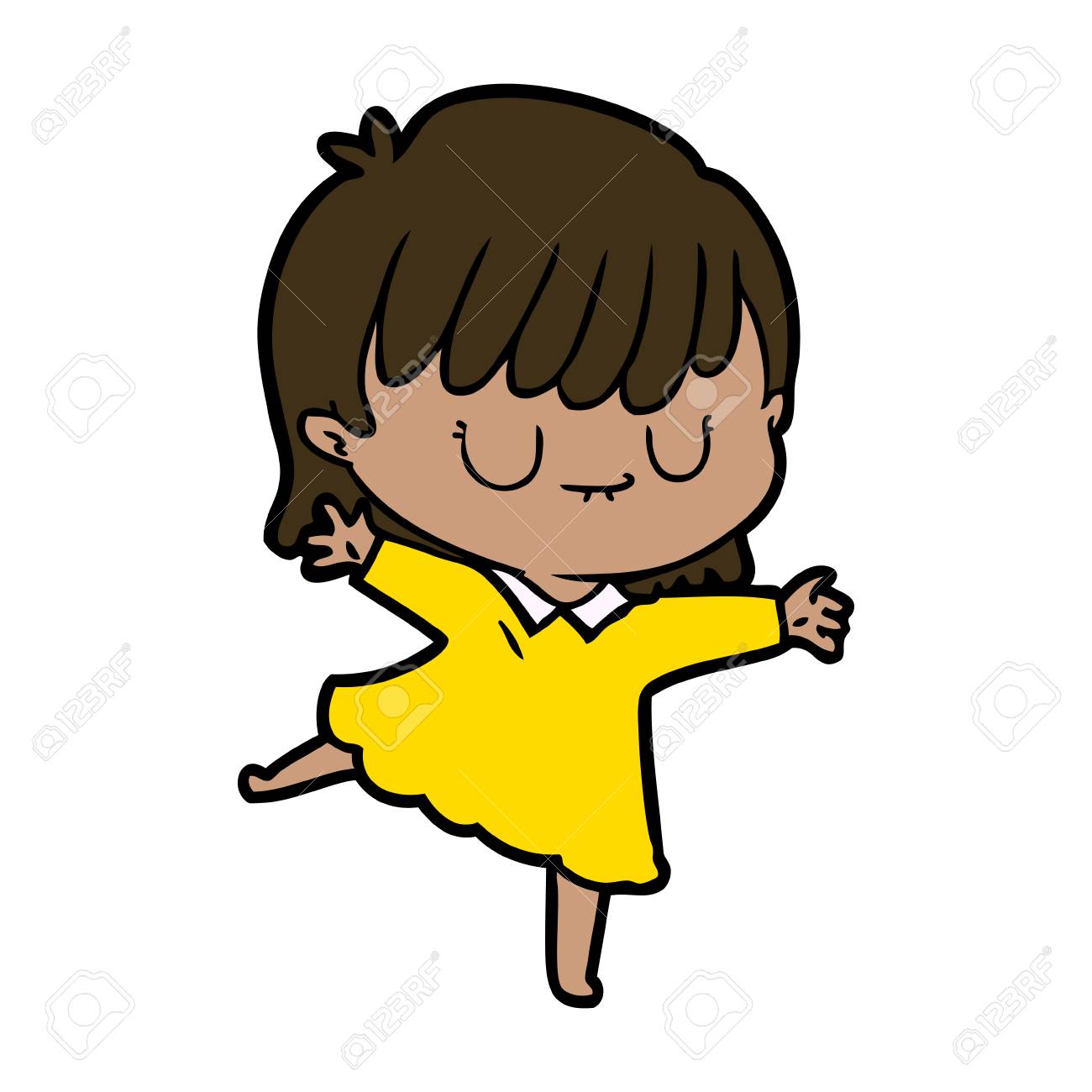 A Vector Cartoon Illustration Of A Dancing Woman With Two Arms Wide Open, Isolated On White Royalty Free SVG, Cliparts, Vectors, And Stock Illustration. Image 95227966. A Vector Cartoon Illustration Of A Dancing Woman With Two Arms Wide Open, Isolated On White Royalty Free SVG, Cliparts, Vectors, And Stock Illustration. Image 95227966.