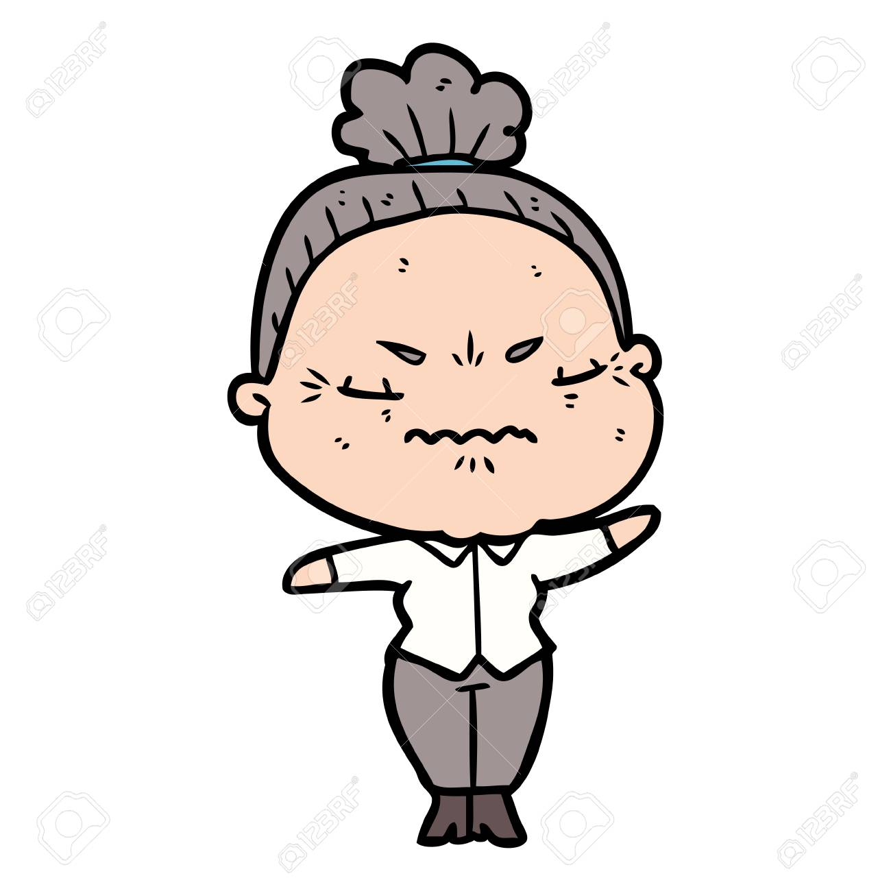 Grumpy Old Lady While Stretching Cartoon Royalty Free SVG, Cliparts, Vectors, And Stock Illustration. Image 95642788. Grumpy Old Lady While Stretching Cartoon Royalty Free SVG, Cliparts, Vectors, And Stock Illustration. Image 95642788.