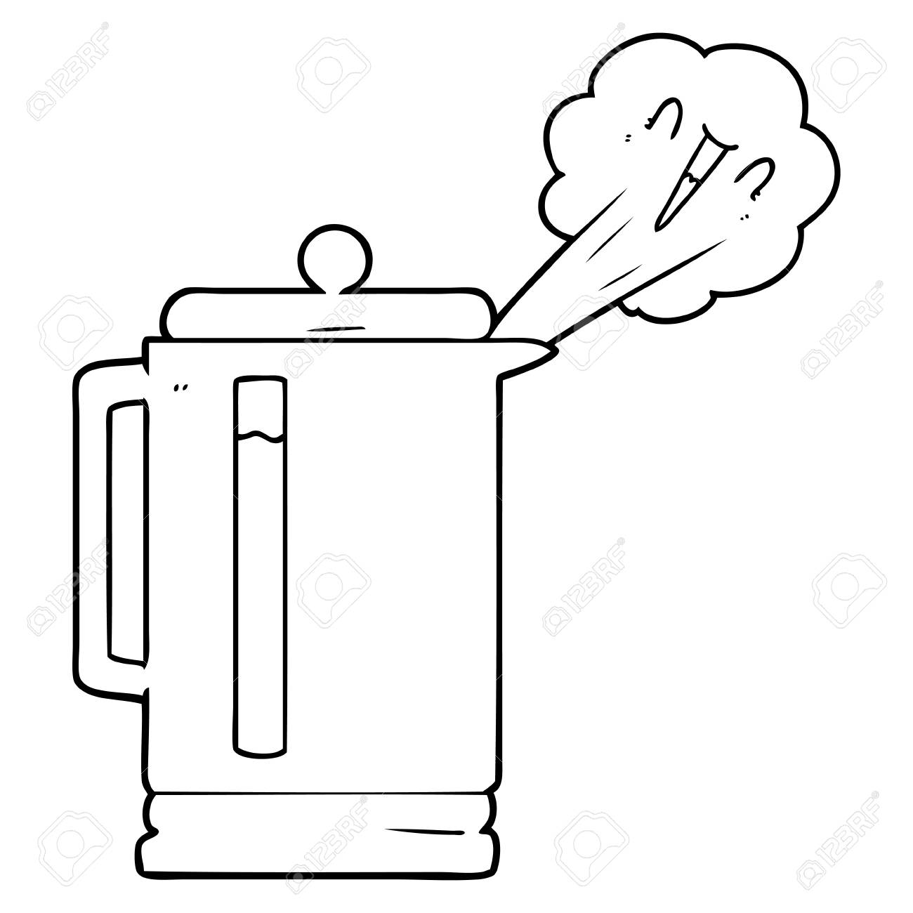 Hervidor de agua hirviendo, el icono de estilo de dibujos 072109 HERVIDOR FAGOR TK 100TK 200 1L.