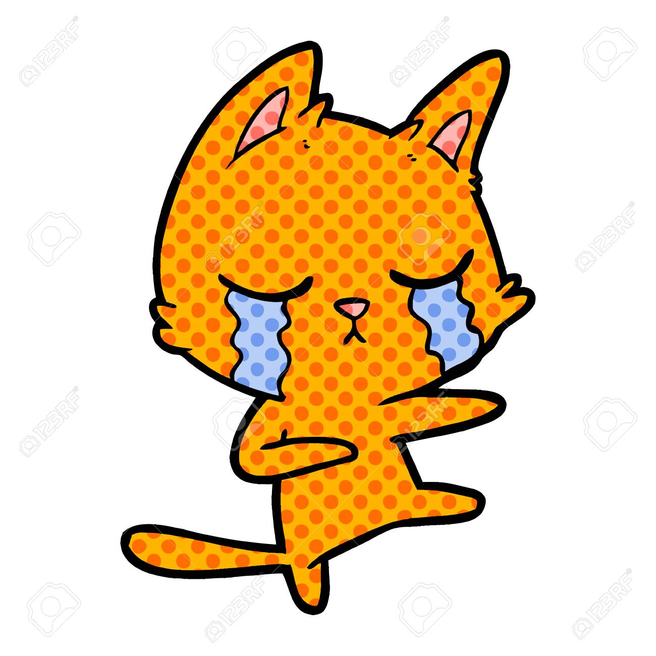 Chat De Dessin Anime Qui Pleure Danse Illustration Sur Fond Blanc Clip Art Libres De Droits Vecteurs Et Illustration Image Chat De Dessin Anime Qui Pleure Danse Illustration Sur Fond Blanc Clip Art Libres De Droits Vecteurs Et Illustration Image