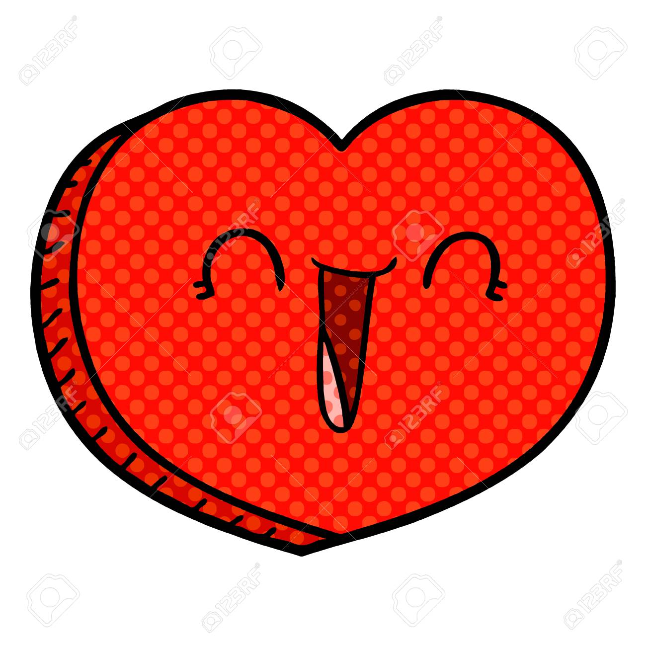 Cartoon Love Heart Royalty Free Cliparts Vectors And Stock