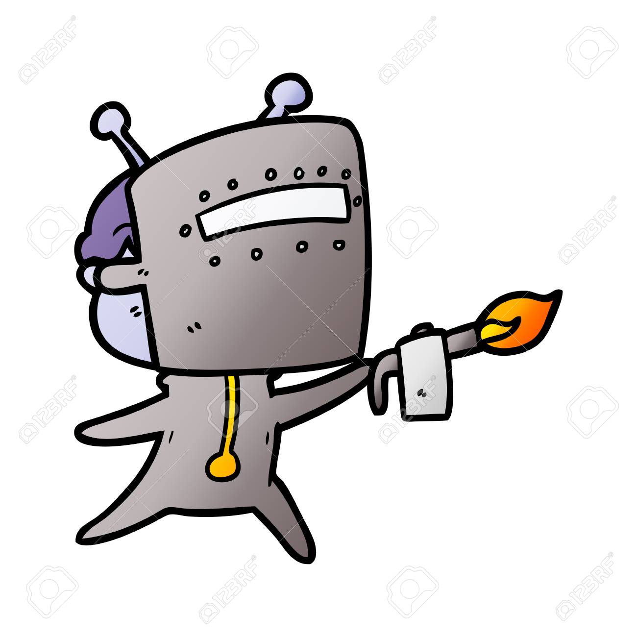 Soudeur De Dessin Anime Amical Clip Art Libres De Droits Vecteurs Et Illustration Image 95725780