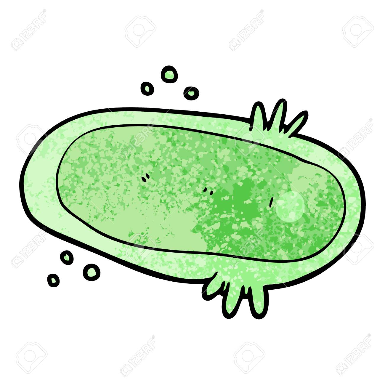 A Cartoon Amoeba Isolated On Plain Background Royalty Free Cliparts Vectors And Stock Illustration Image 96625161