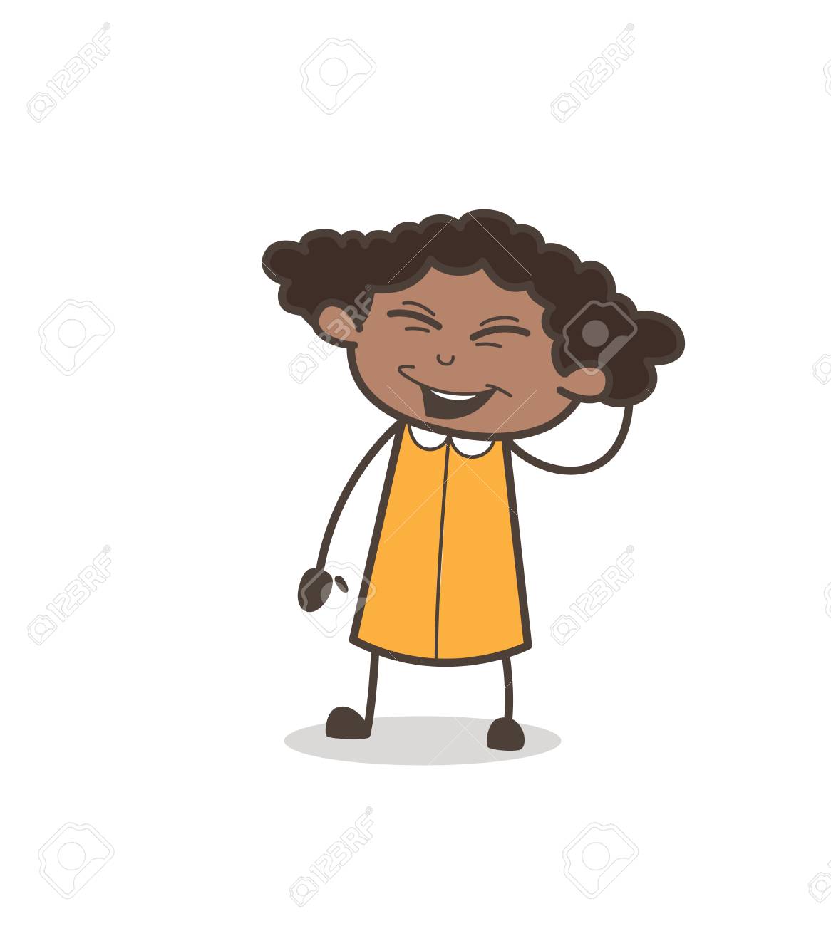 面白い女の子イラスト のイラスト素材 ベクタ Image 5197