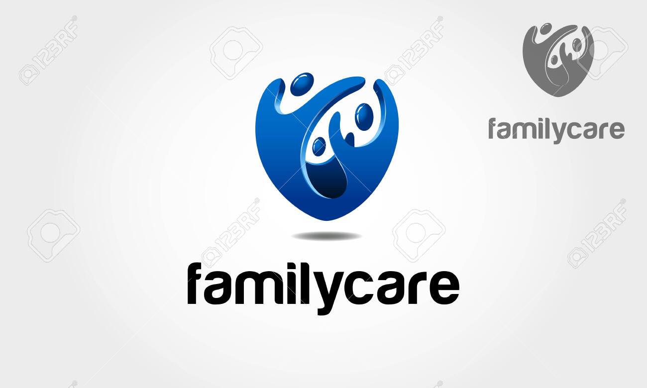 Family Care Vector Logo Template Modern Logo Simple And Unique Concept This Logo Design For All Creative Business Consulting Any Charity Organization Social Community Activities Etc Royalty Free Cliparts Vectors And Stock