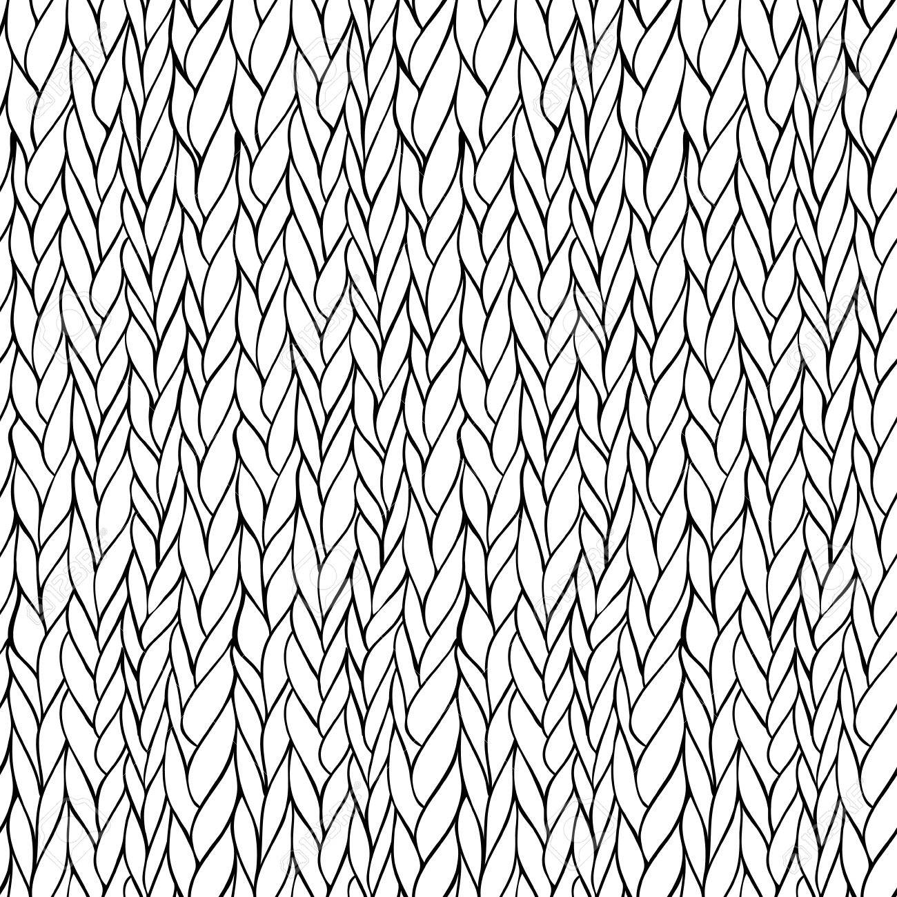 Knit pattern drawing