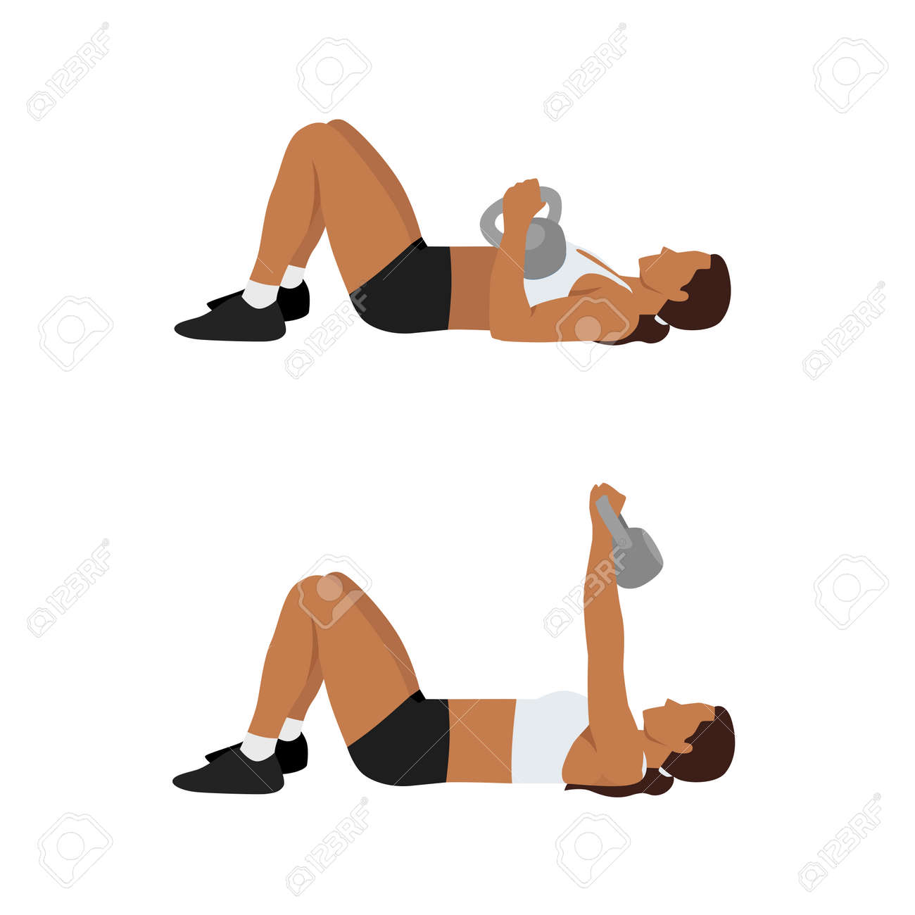 Kettlebell Ejercicios Ejercicios Mancuerna Rusa Pesa Rusa