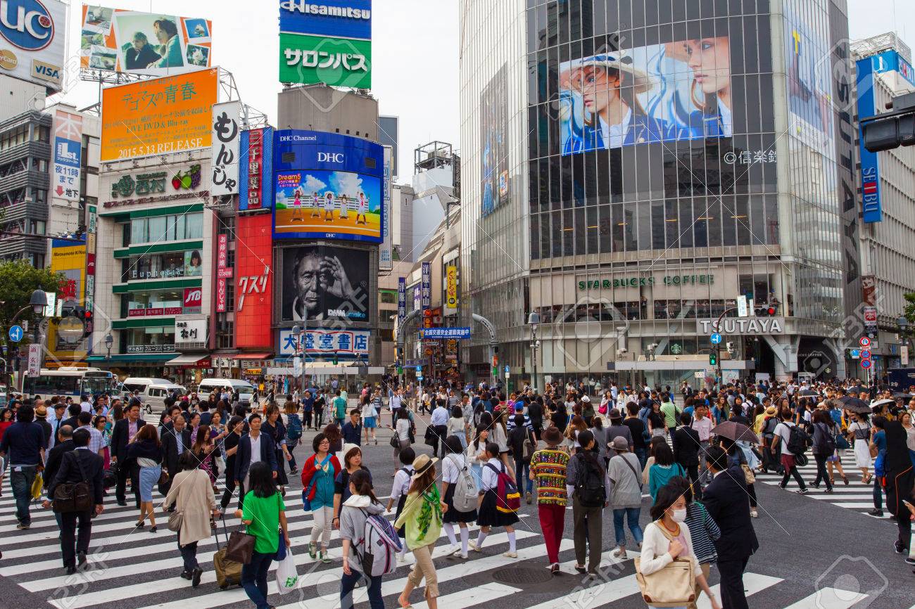 渋谷横断歩道としても知られている渋谷スクランブル の写真素材 画像素材 Image