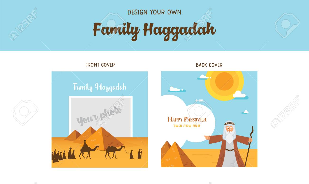 passover haggadah design template haggadah book covers the story book design template