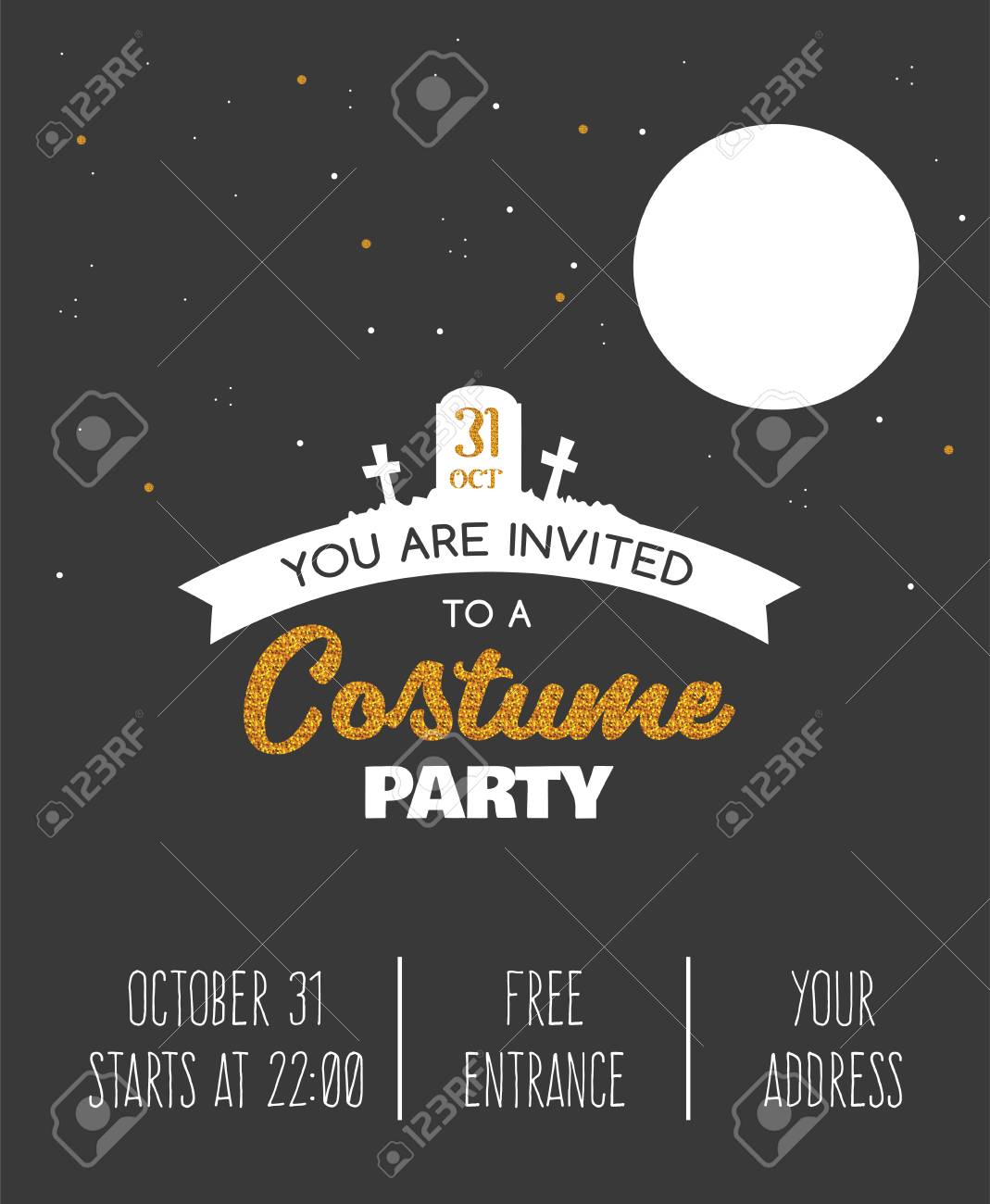 halloween costume party invitation halloween design template with costume party invites