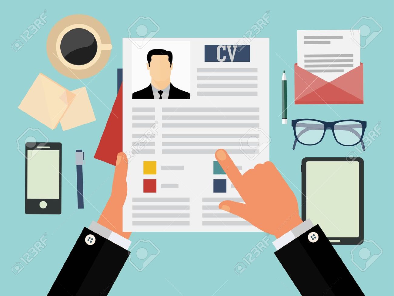 Job Interview Concept With Business Cv Resume Royalty Free Job Interview Concept With Business Cv Resume Royalty Free