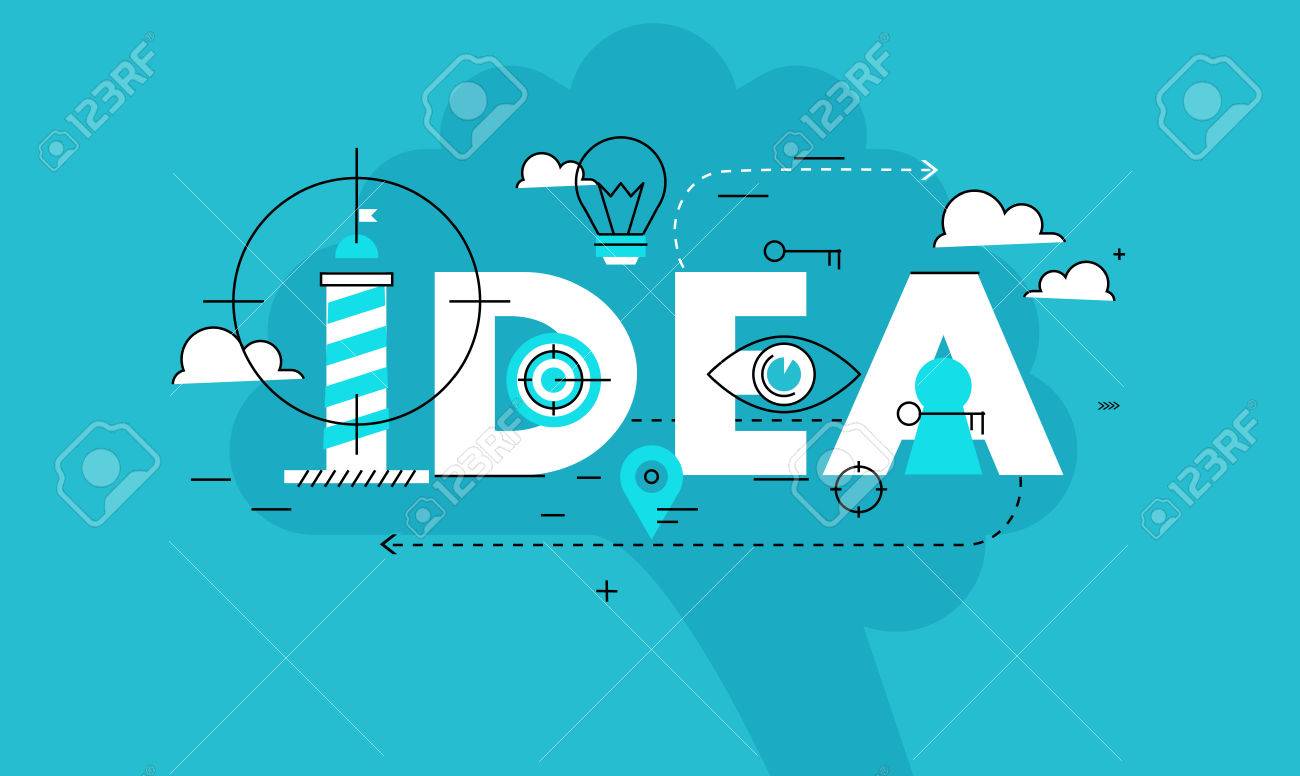 word idea business vector illustration design banner creative thinking analysis education research - Graphic Design Business Ideas word idea business vector illustration design banner creative thinking analysis education research - Graphic Design Business Ideas