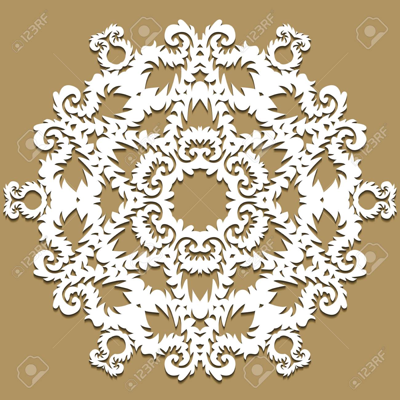 Handmade Lace Doily Beautiful Elegant Vintage Knitted Lacy Napkin