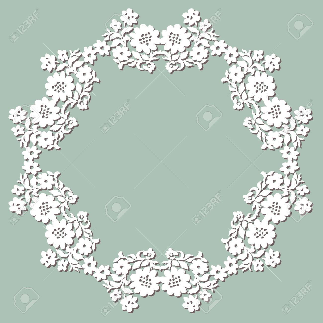 Handmade Lace Doily Beautiful Elegant Vintage Knitted Lacy Napkin