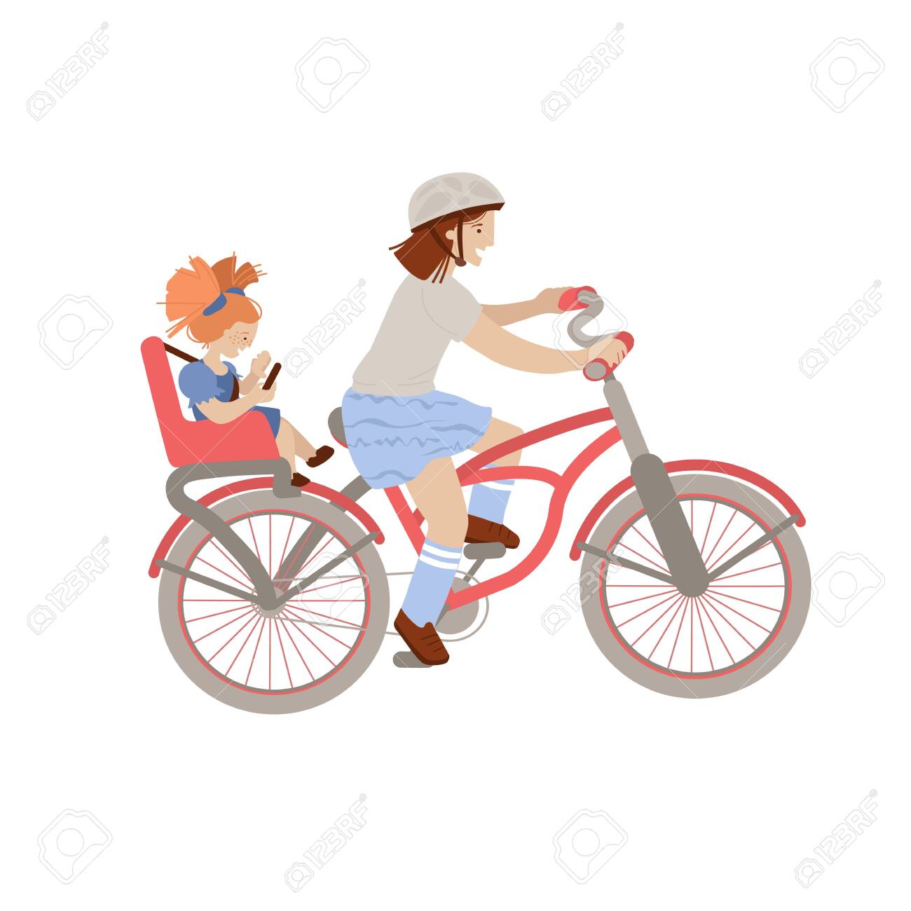 baby on bicycle