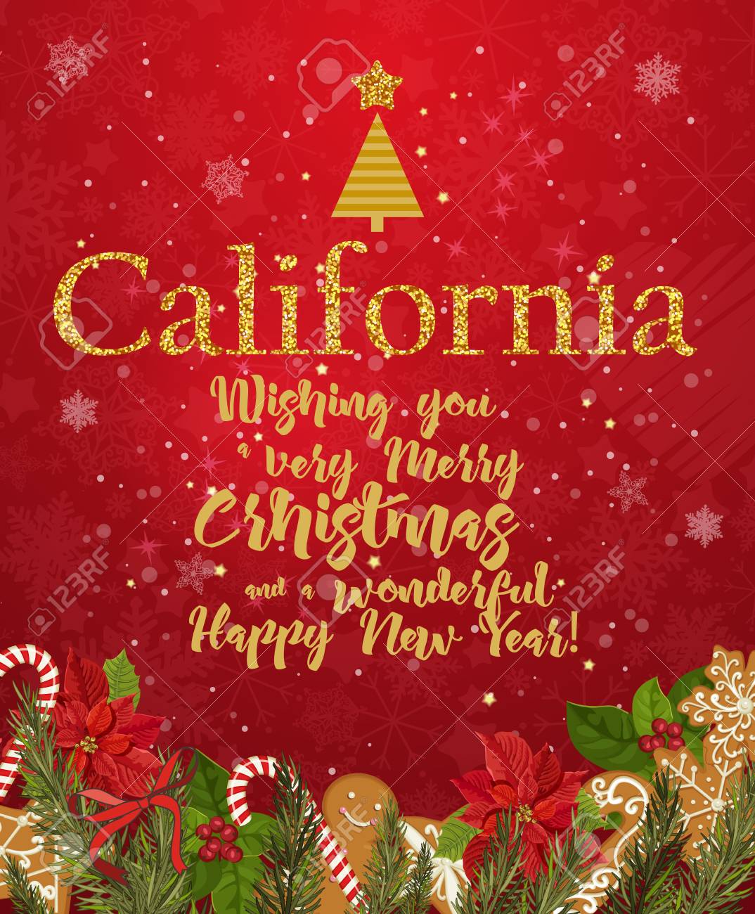 california merry christmas and
