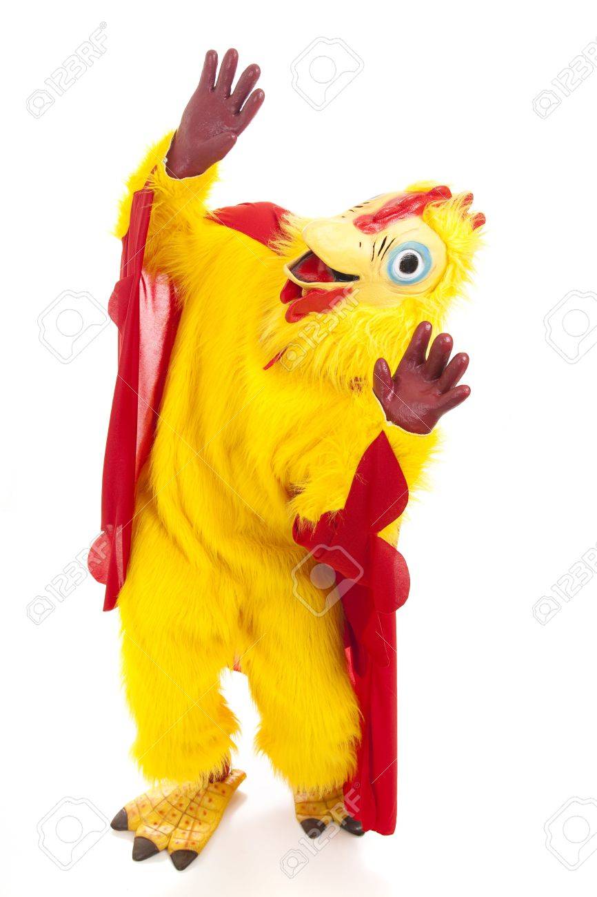 man in a chicken