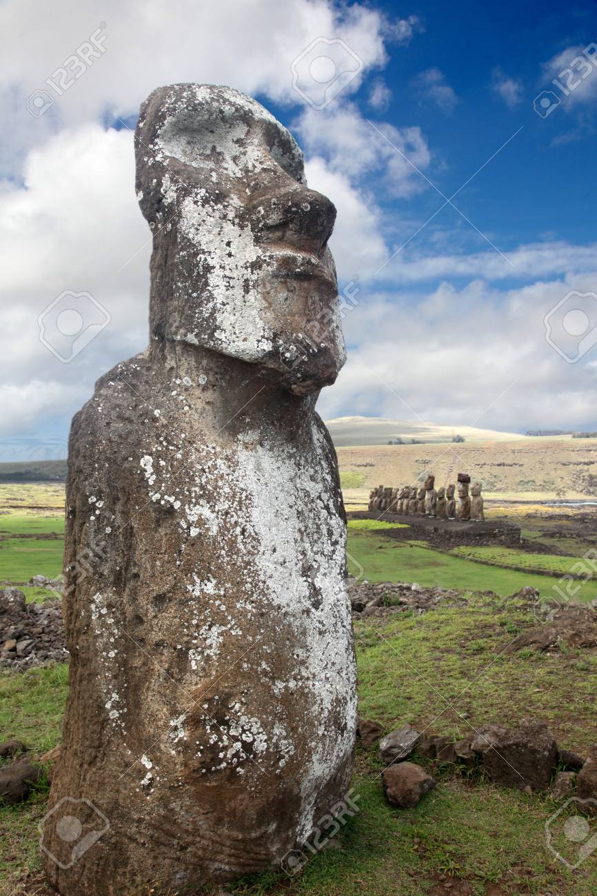 Travel Photo Polynesian Moai Rapa Nui Easter Island Chile NEW POSTER