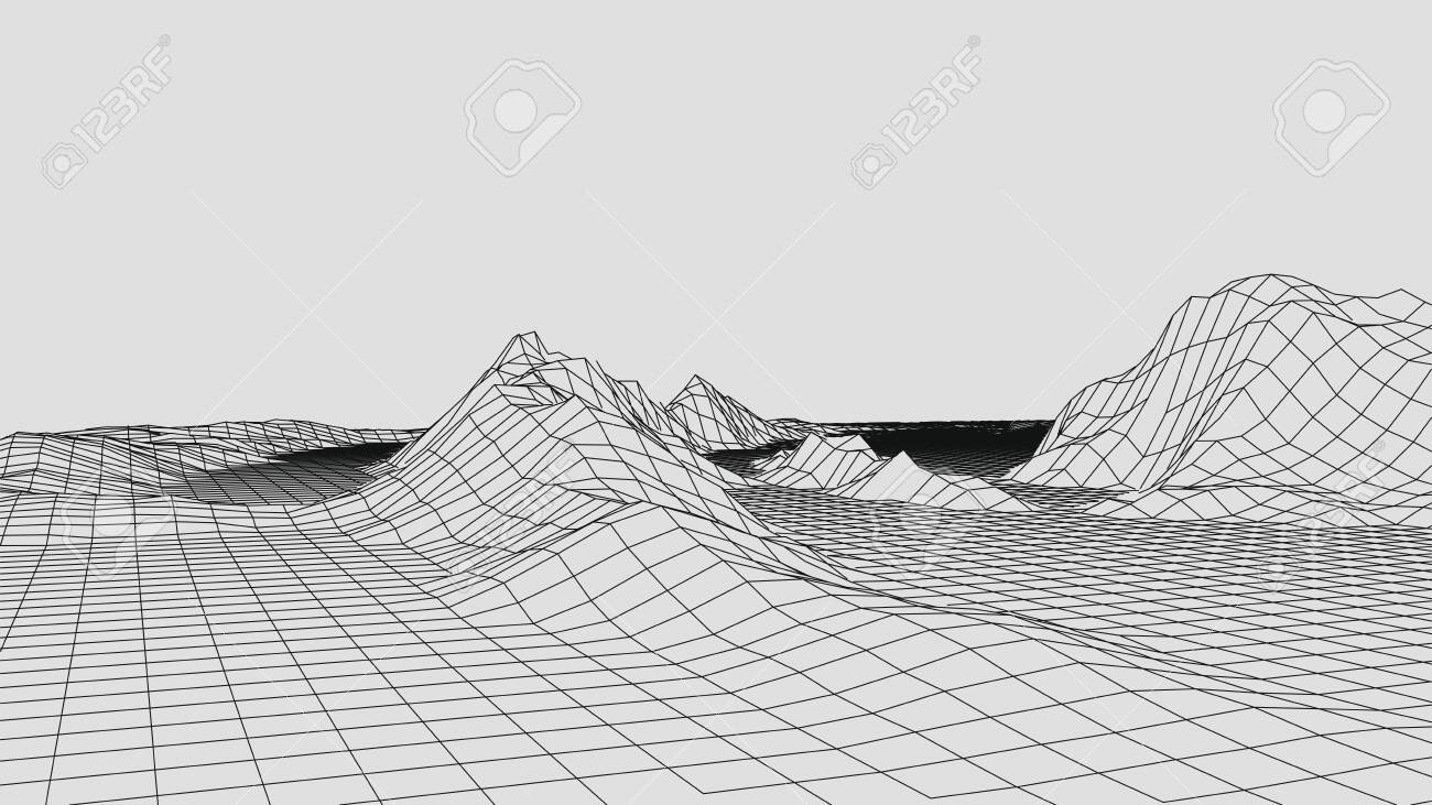 Estructura alámbrica horizontal