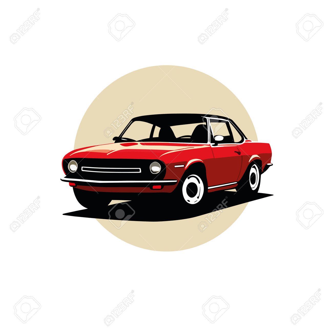 carro de brinquedo de madeira. ilustração desenhada à mão em