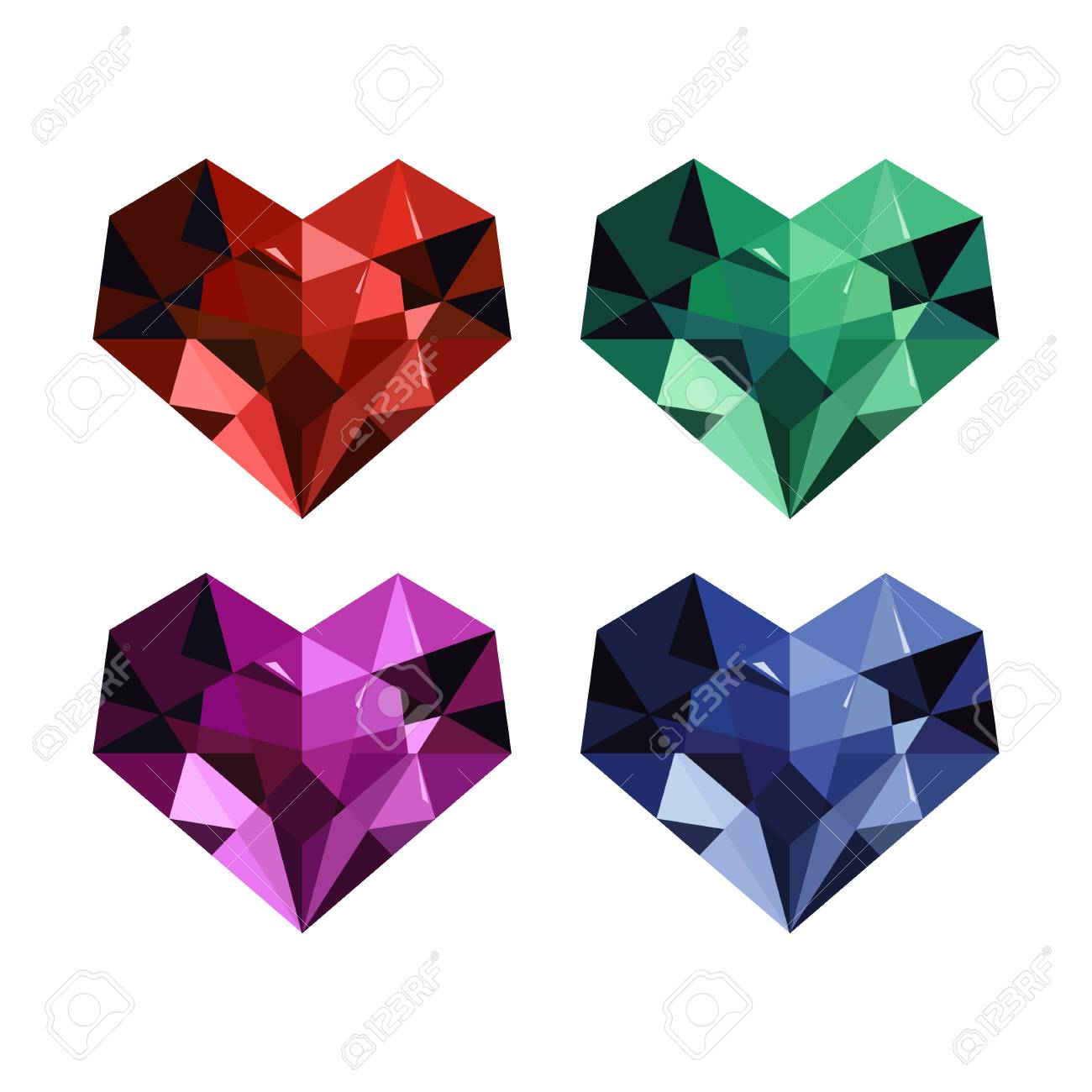 正規代理店 サファイヤとルビー 手描きイラスト アート 写真