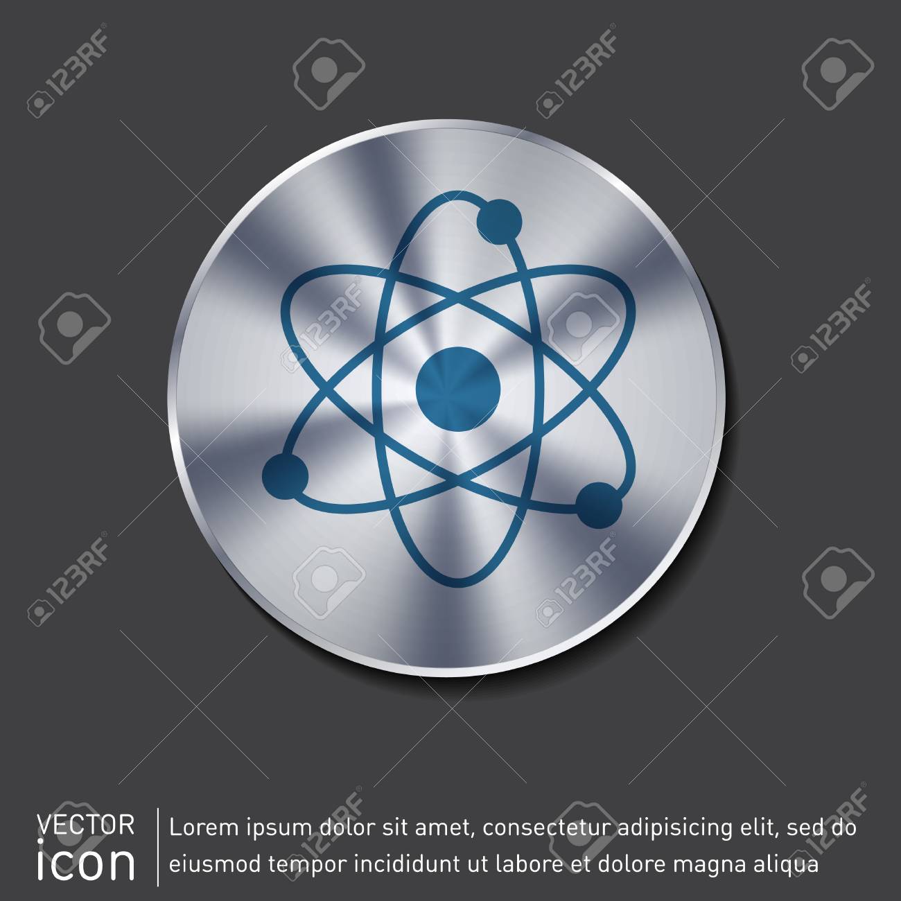 원자, 분자. 물리학과 화학의 상징. 물리학 또는 화학 기호 아이콘입니다. 과학 연구 로열티 무료 사진, 그림, 이미지 그리고  스톡포토그래피. Image 39379557